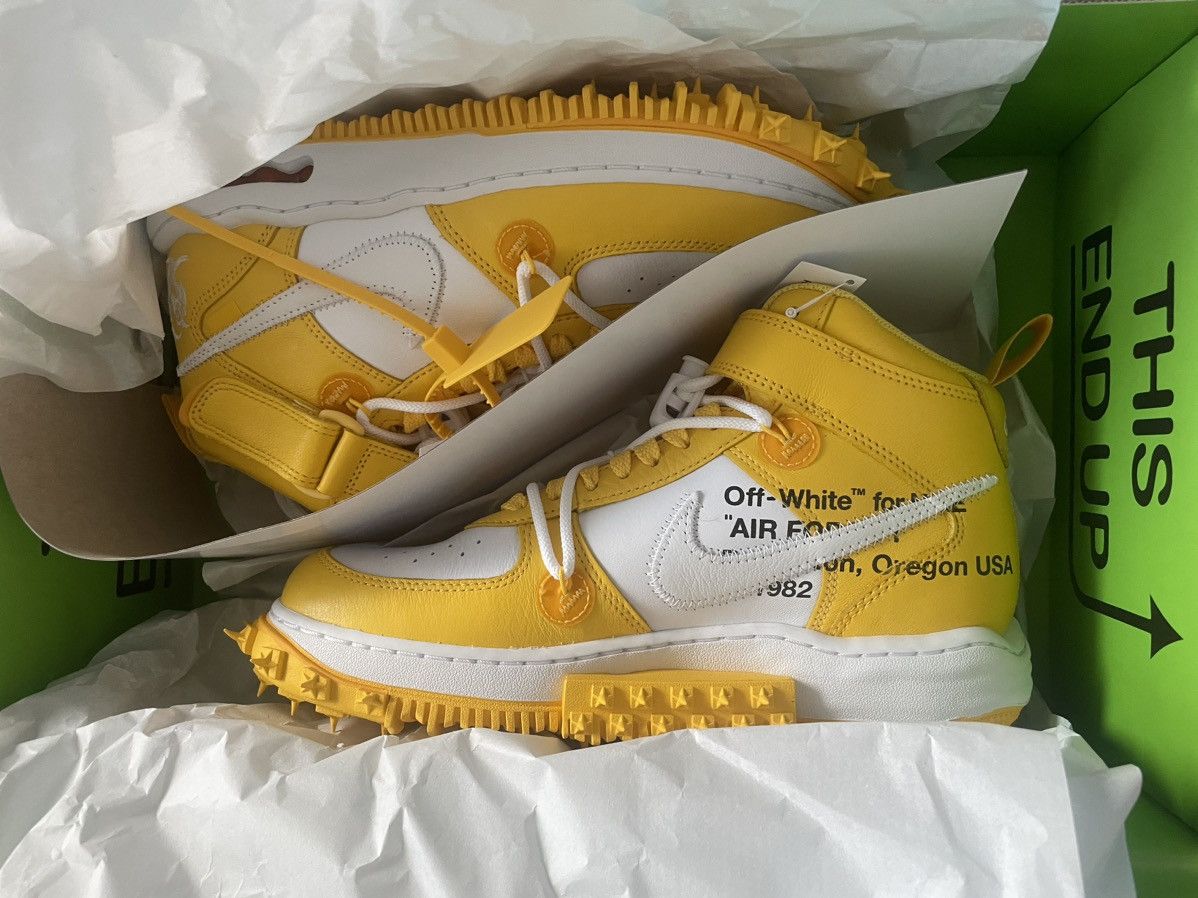 Nike Air Force Mid Off-White Varsity Maze