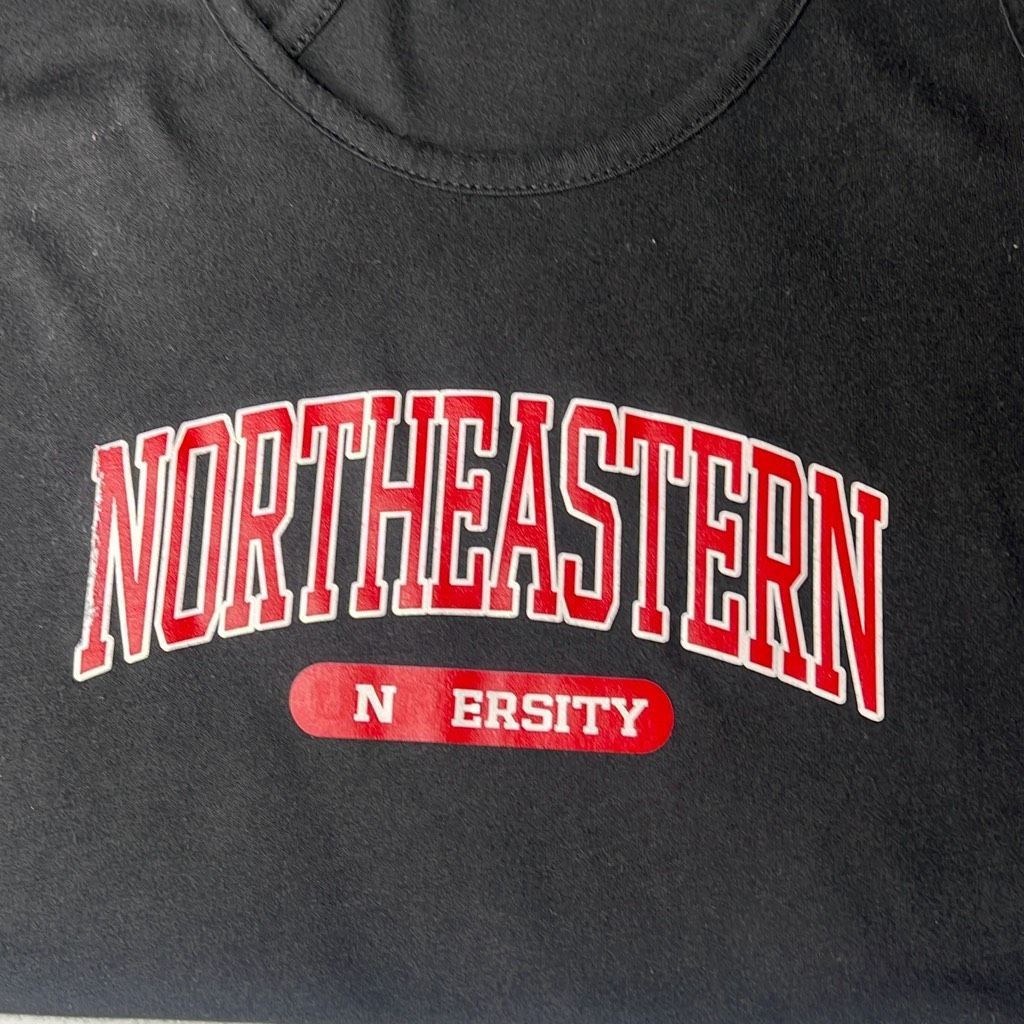 Other NEU Northeastern University Women’s Black Racerback Tank Top S District (307) Size S / US 4 / IT 40 - 8 Thumbnail