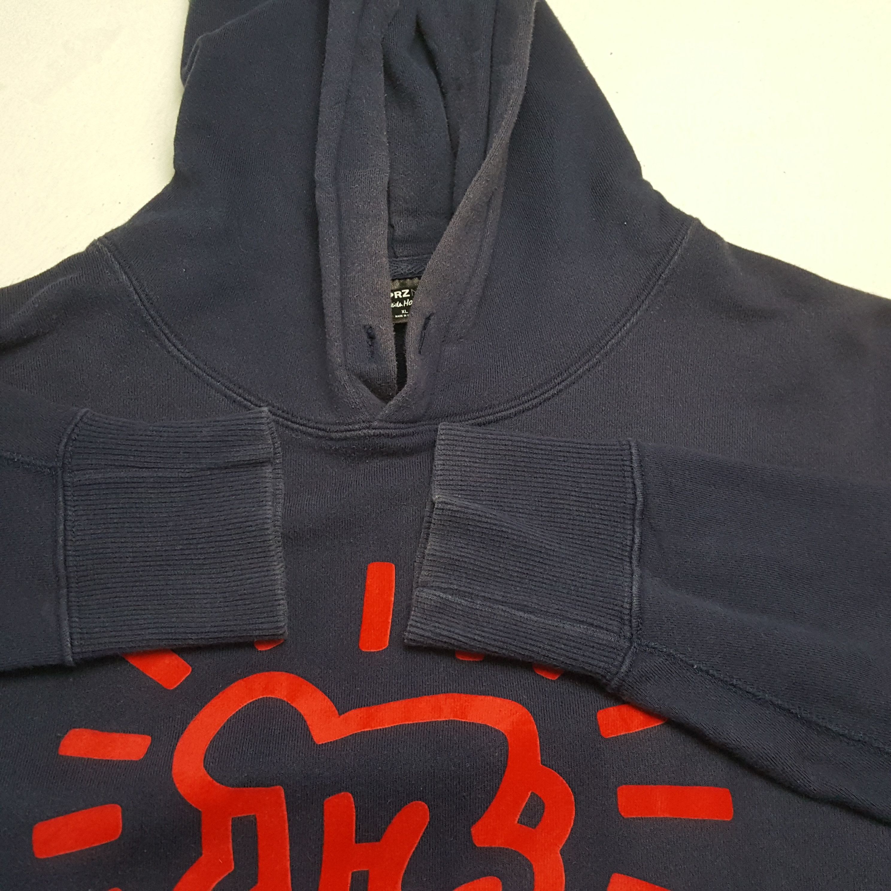 Keith Haring × Vintage Vintage KEITH HARING American Art Artist Hoodies Size US L / EU 52-54 / 3 - 9 Thumbnail