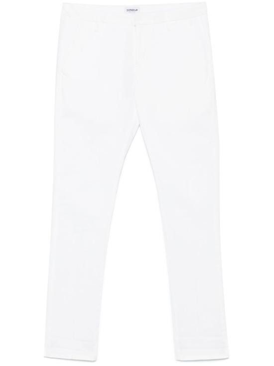 Dondup DONDUP Men Straight Pants UP235GAUBERT GSE046UIZ1000 White Size US 32 / EU 48 - 1 Thumbnail