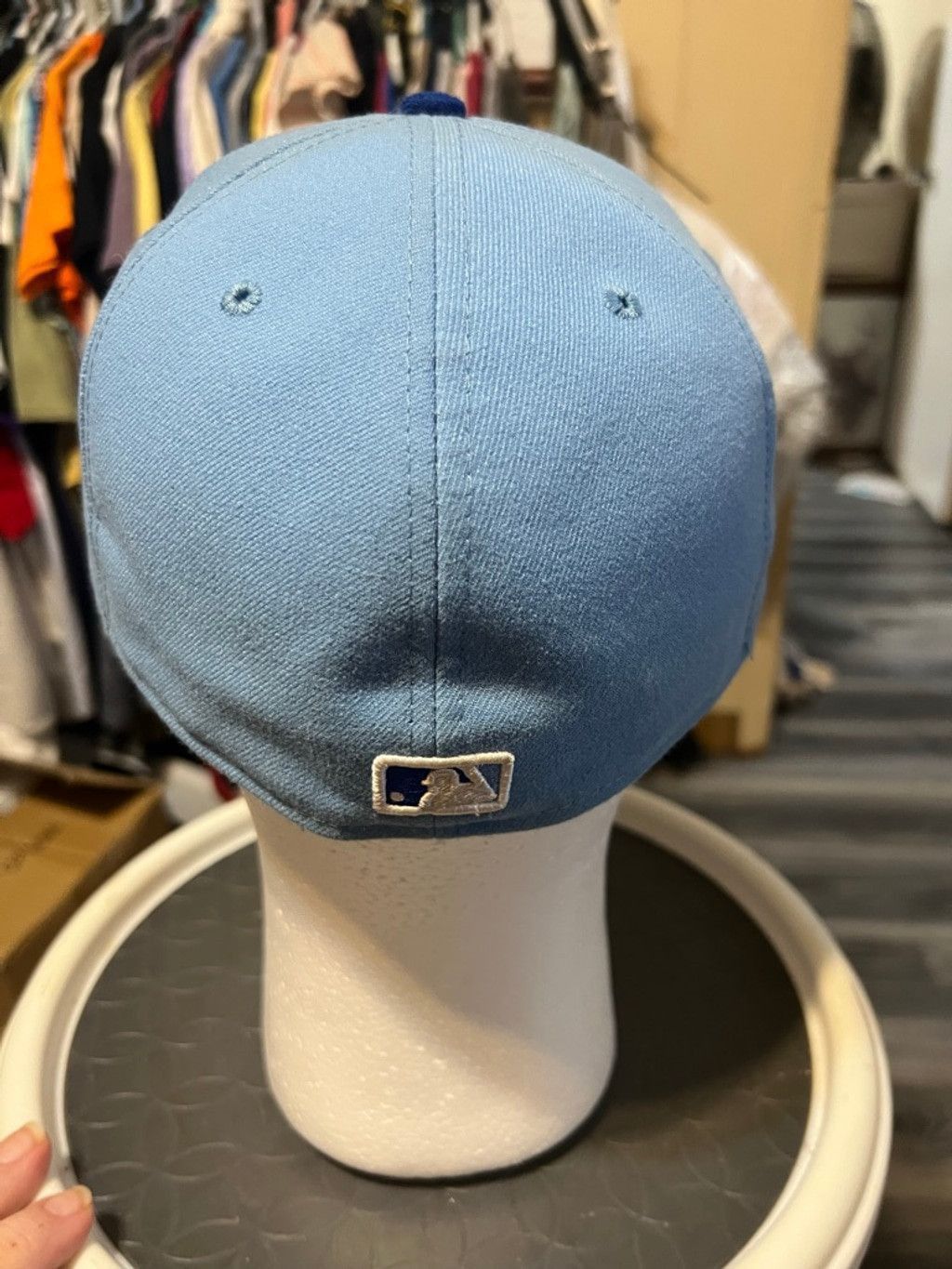New Era Men's New Era Kansas City Royals Hat Light Blue Royal Blue Size 30 - 3 Thumbnail