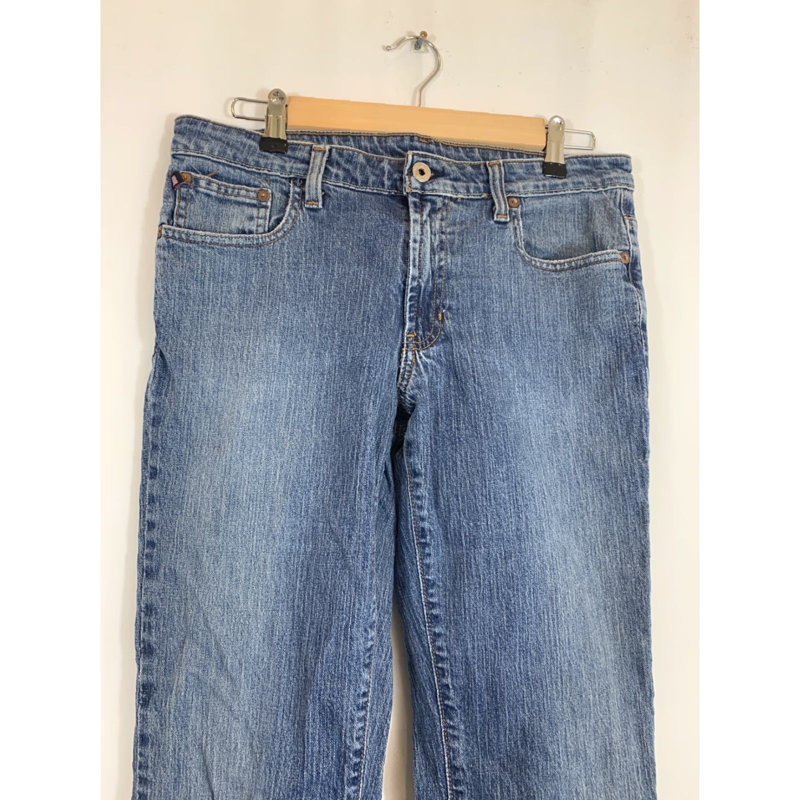 Polo Ralph Lauren VINTAGE Polo Ralph Lauren Jeans Company Womens Jeans Bootcut Stretch 10 Blue 100% Cotton Mid Rise 33in Inseam Womens Jeans Size 32" / US 10 / IT 46 - 3 Thumbnail