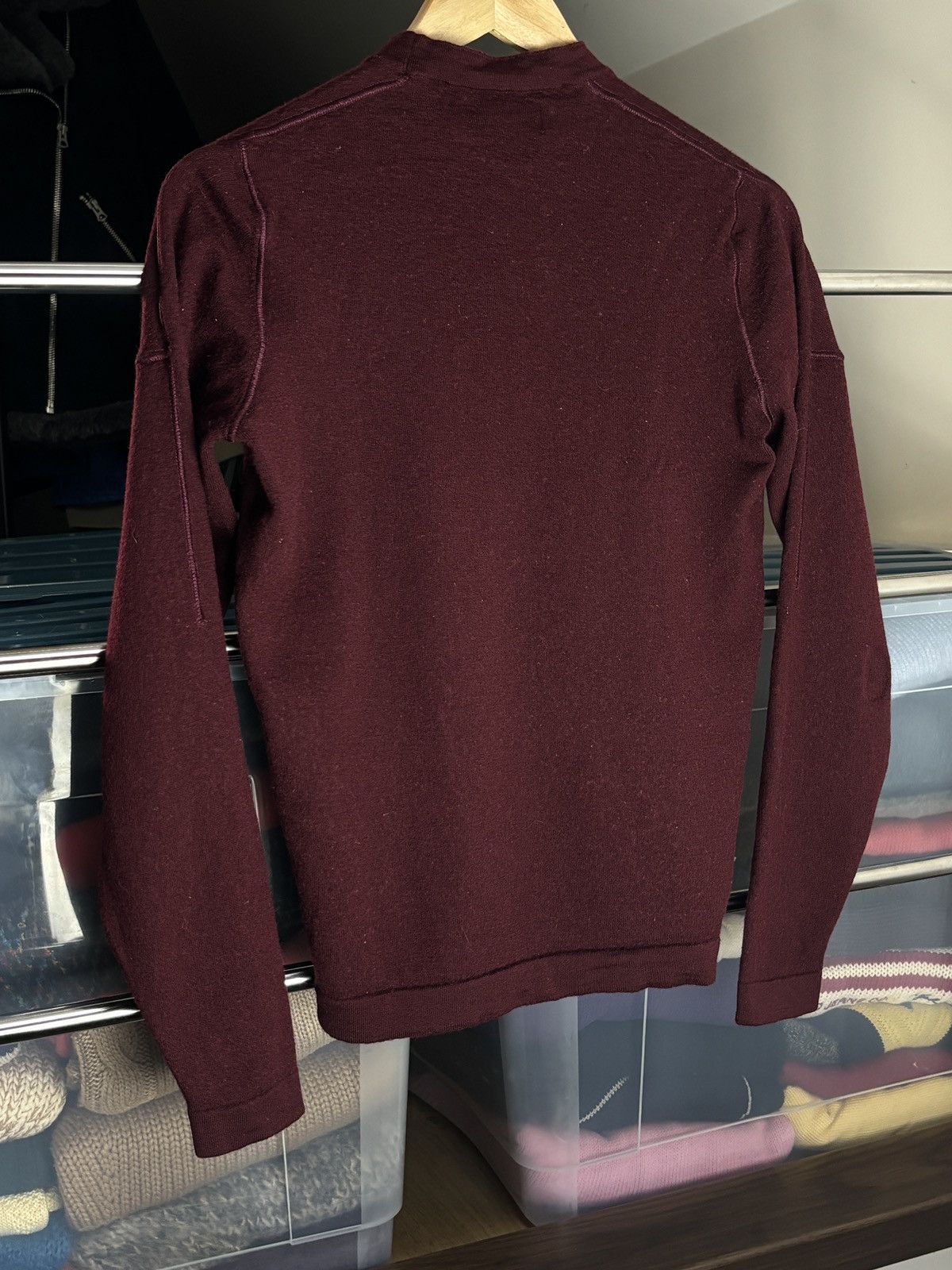 Stone Island Stone Island burgundy sweater Size S / US 4 / IT 40 - 6 Thumbnail