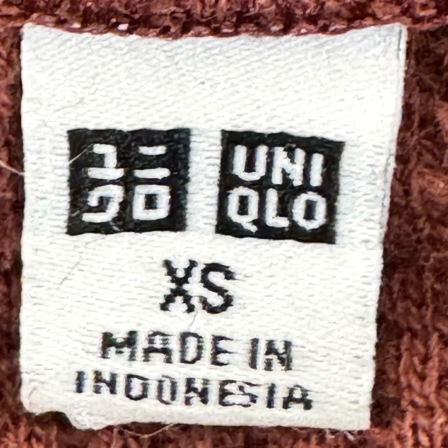 Uniqlo Uniqlo Dress XS Thermal Waffle Knit Comy Lagenlook Minimalist Relaxed Midi Women 3/4 Sleeve Brown Cotton Polyester Knit T-Shirt Dress Medium? Size XS / US 0-2 / IT 36-38 - 5 Thumbnail