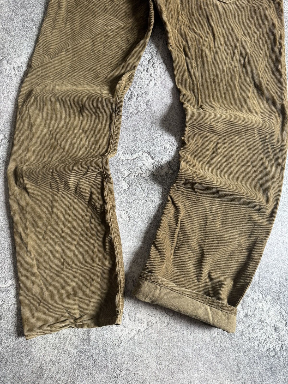 G star raw 36/34 morris low straight coj corduroy pants y2k