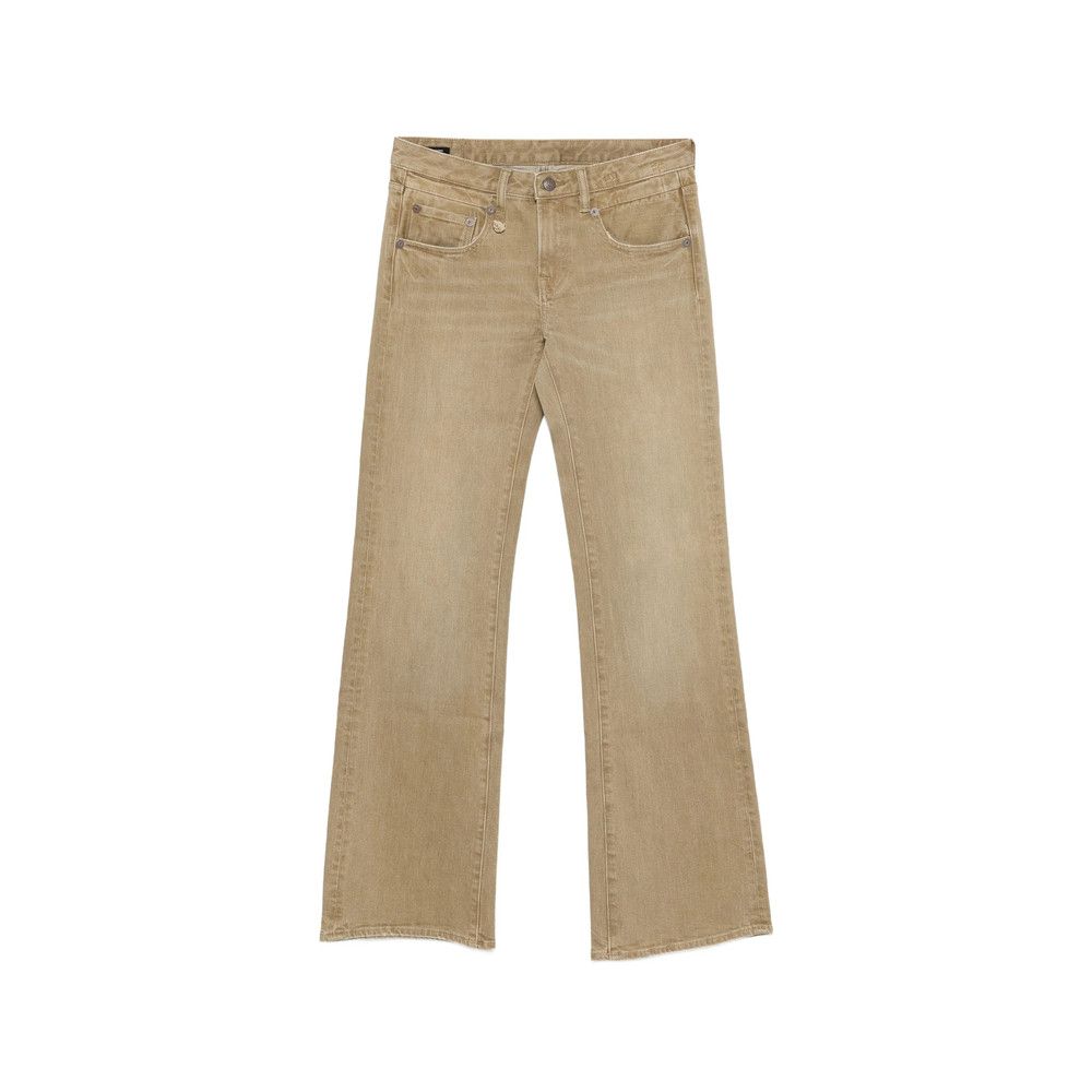 R13 R13 GREEN Denim - Flared Jeans Size 27" / US 4 / IT 40 - 1 Thumbnail