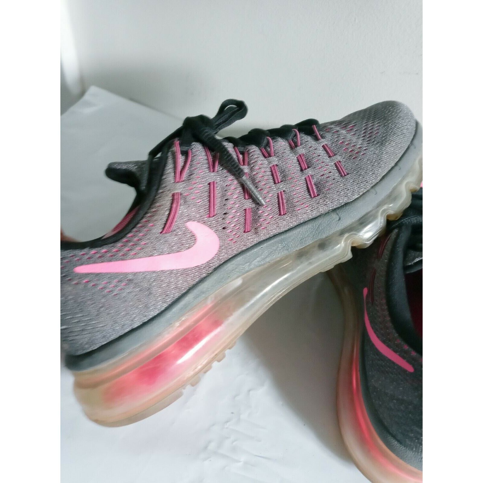 Nike Nike Air Max 2016 Black Pink Running Shoes Women's 7.5 Size US 7.5 / IT 37.5 - 6 Thumbnail