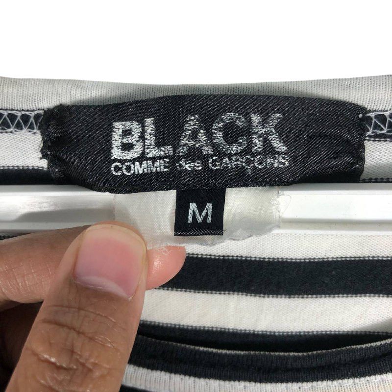Comme des Garcons Vintage Comme des Gargons Black Long Sleeve T-Shirt Size M / US 6-8 / IT 42-44 - 6 Thumbnail