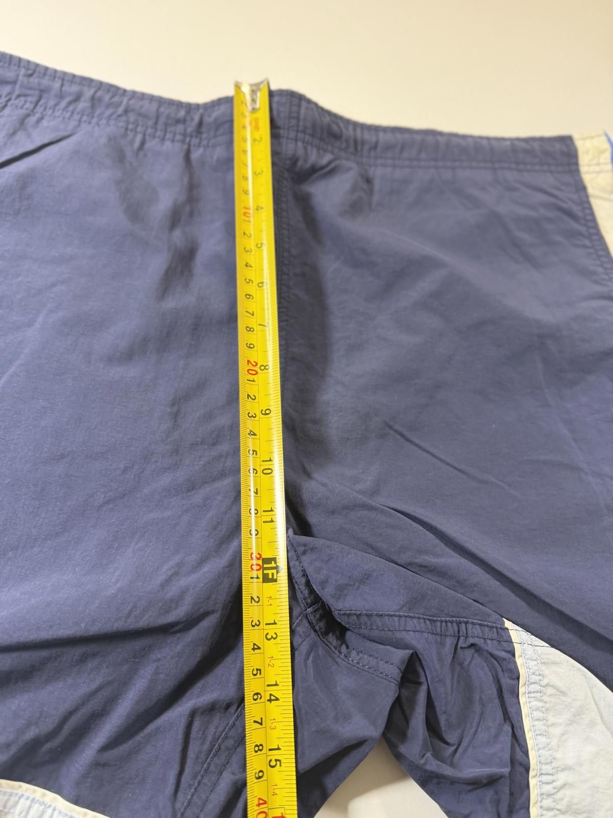 Nautica Nautica Men's Navy Blue Swim Shorts with White and Blue M Size US 32 / EU 48 - 6 Thumbnail