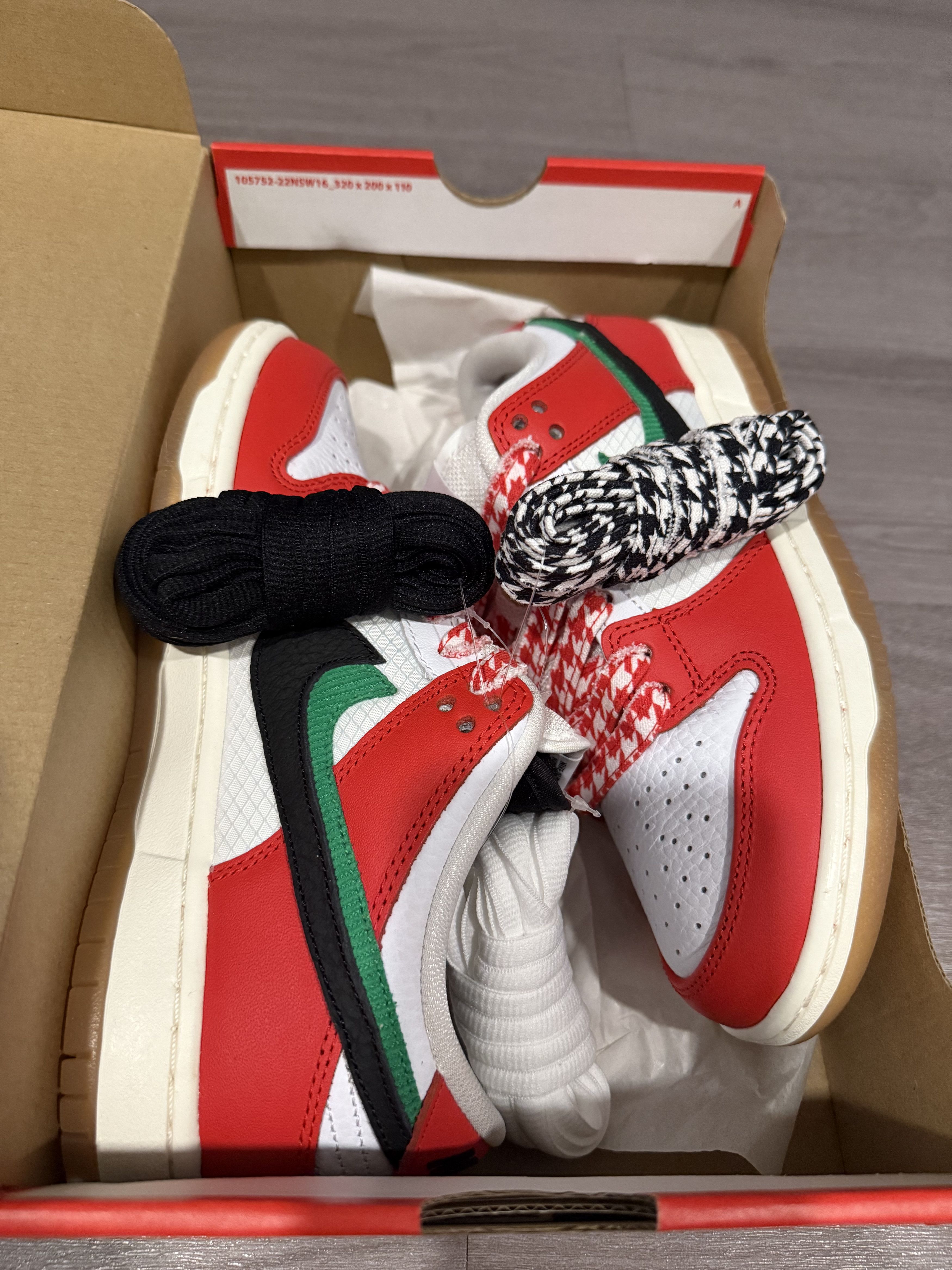 Nike SB Nike SB Dunk Low Frame Skate Habibi (Sz6) New w/ Extra Laces Size US 6 / EU 39 - 1 Thumbnail