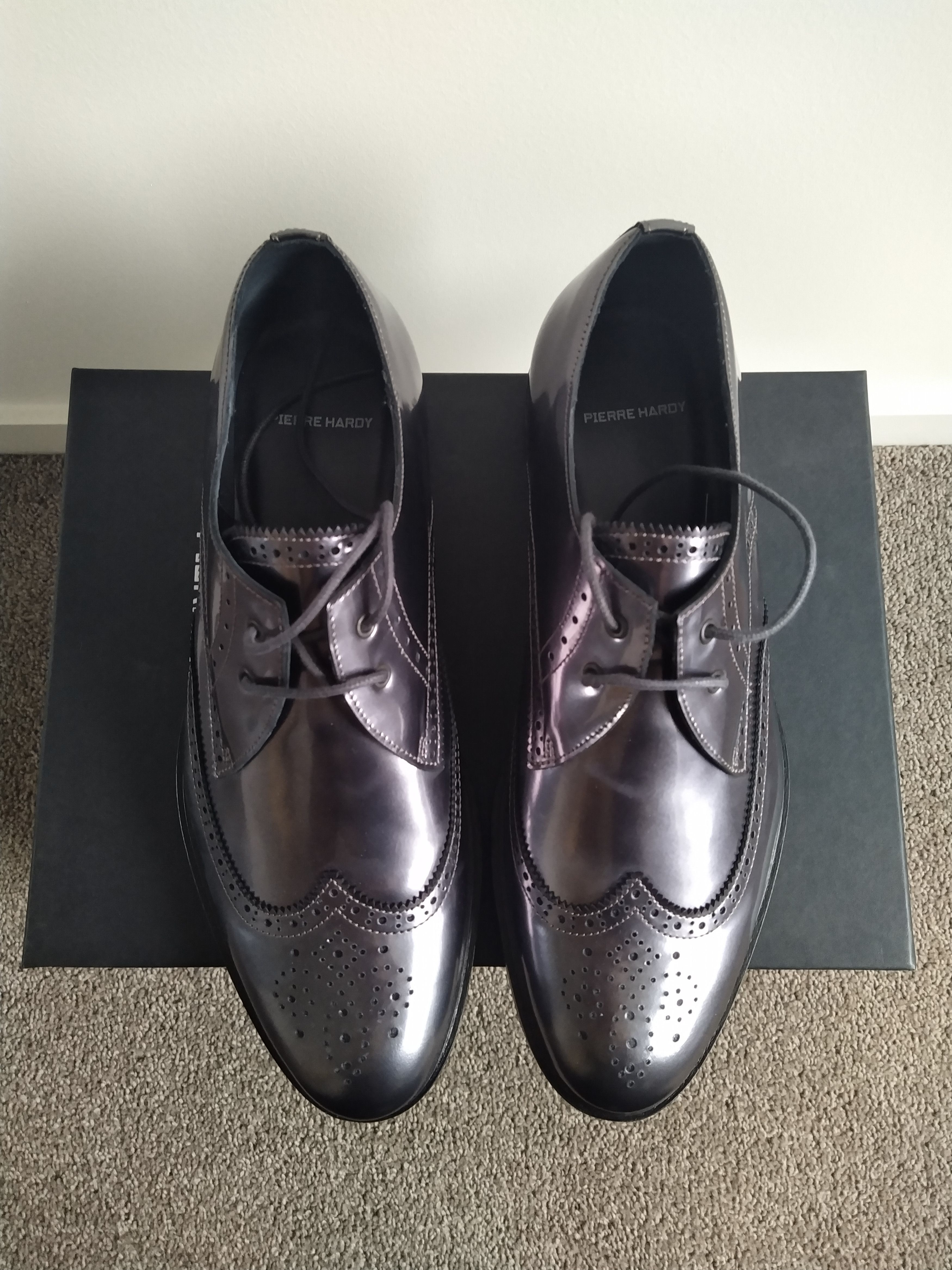 Pierre Hardy Pierre Hardy Metallic-Leather Oxford Size US 10 / EU 43 - 4 Thumbnail