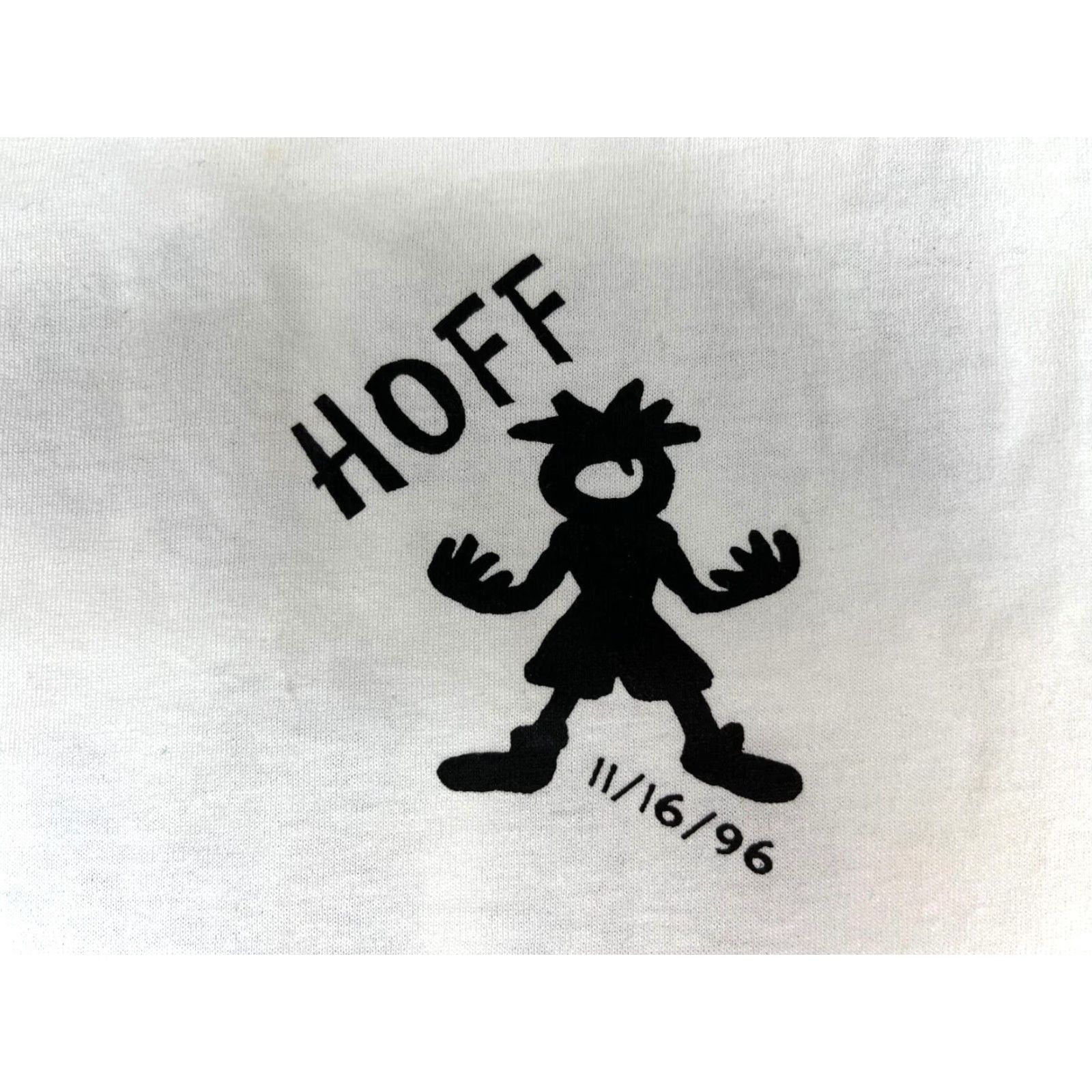 Hanes VINTAGE Men’s 1996 Hoff T-Shirt Hanes Heavyweight 50/50 Solid White XS? XL Size US XL / EU 56 / 4 - 4 Thumbnail