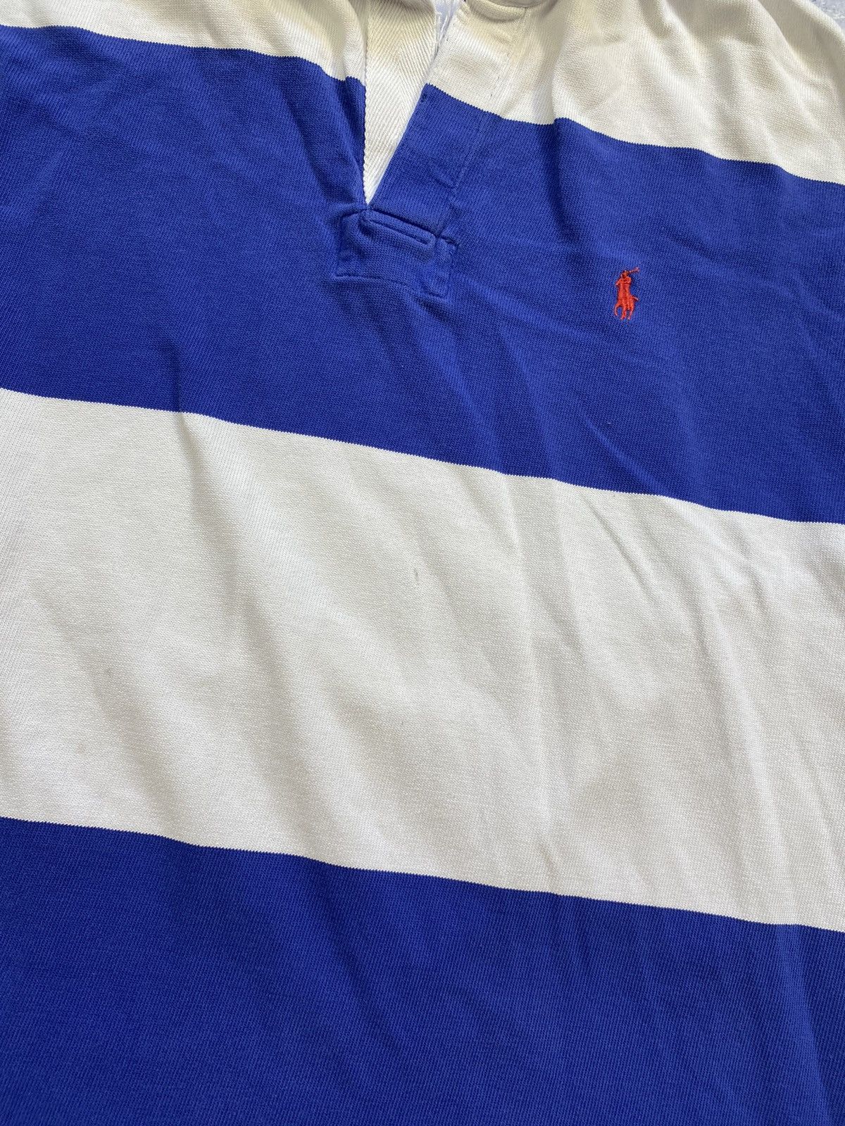 Polo Ralph Lauren × Ralph Lauren × Vintage Vintage Polo Ralph Lauren Men’s Blue Rugby Sweatshirt Size US XL / EU 56 / 4 - 6 Thumbnail
