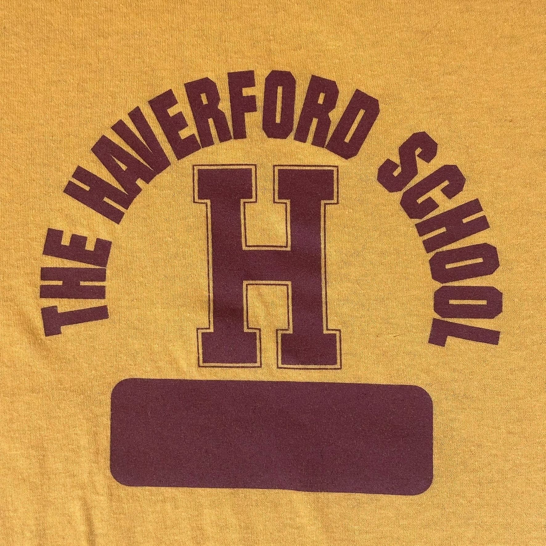 Vintage Vintage 90s Haverford School Reversible T-Shirt Preppy Colle Size US M / EU 48-50 / 2 - 4 Thumbnail