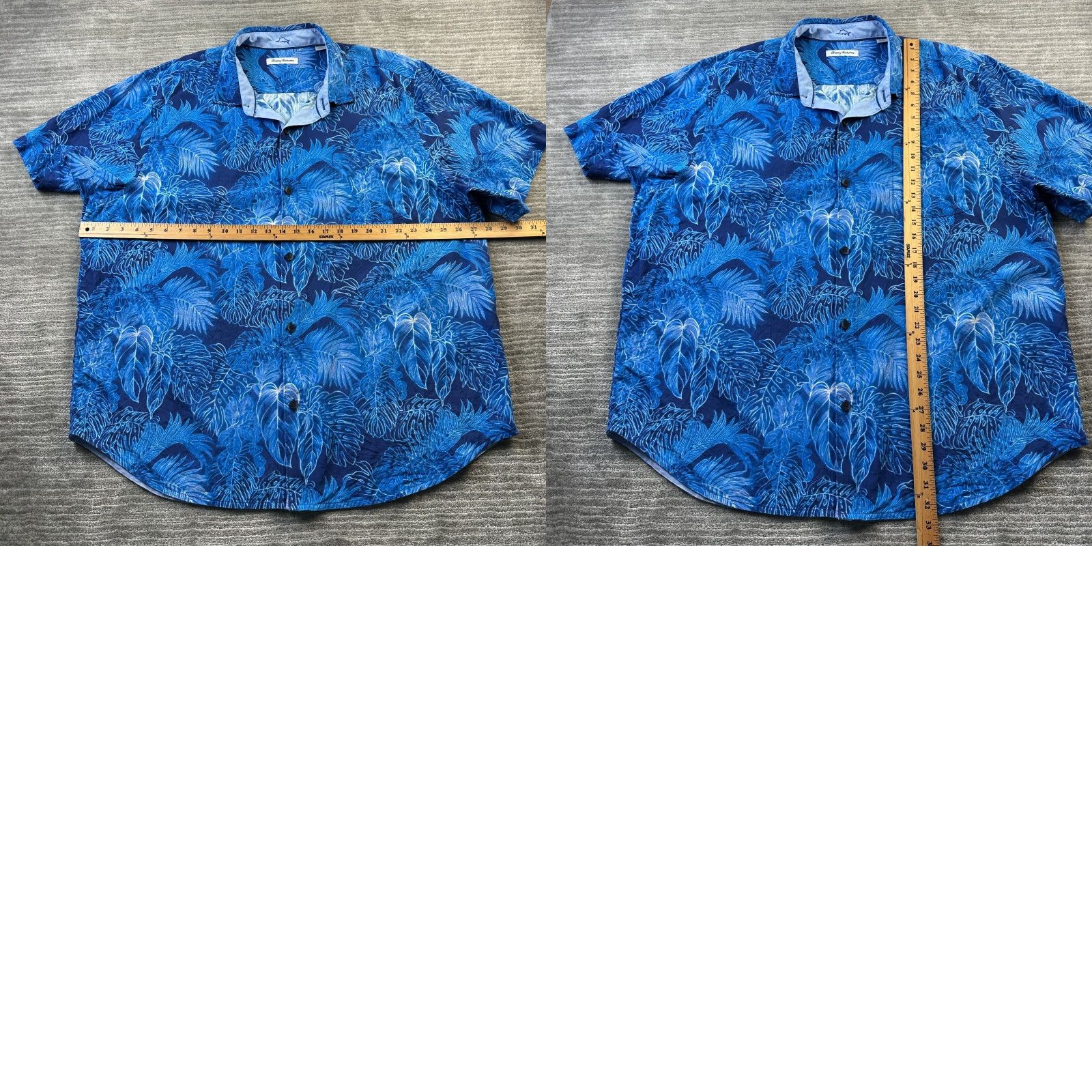 Tommy Bahama Tommy Bahama Shirt Mens 2XL XXL Blue Silk Short Sleeve Camp Size US XXL / EU 58 / 5 - 8 Thumbnail