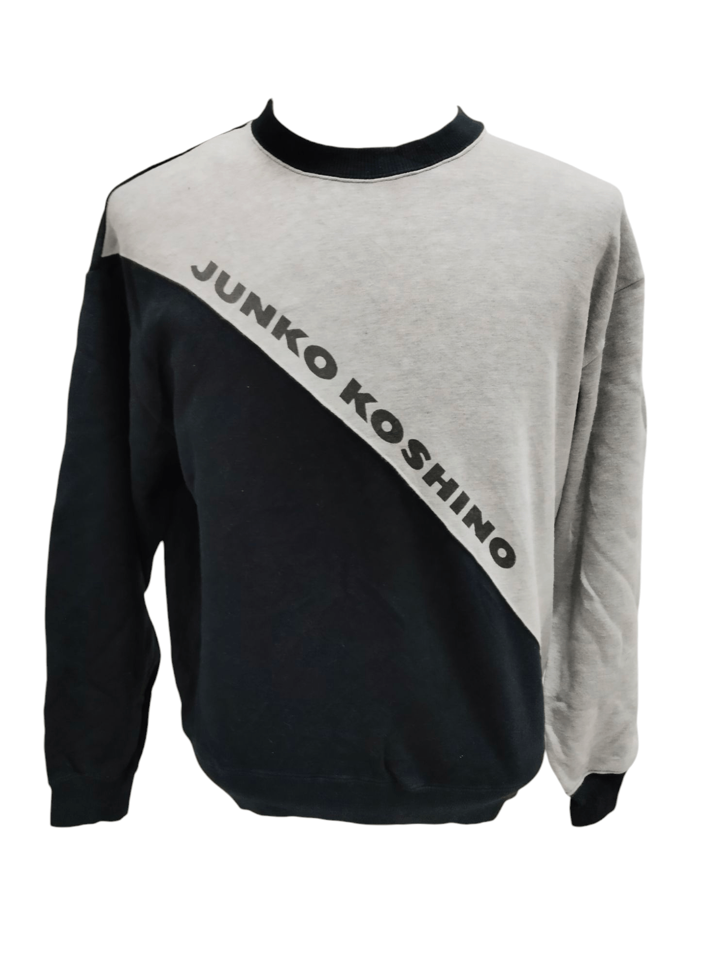 Hiroko Koshino Homme × If Six Was Nine × Mr. Junko Vintage Junko Koshino Big Logo Sweatshirt Size US M / EU 48-50 / 2 - 1 Thumbnail