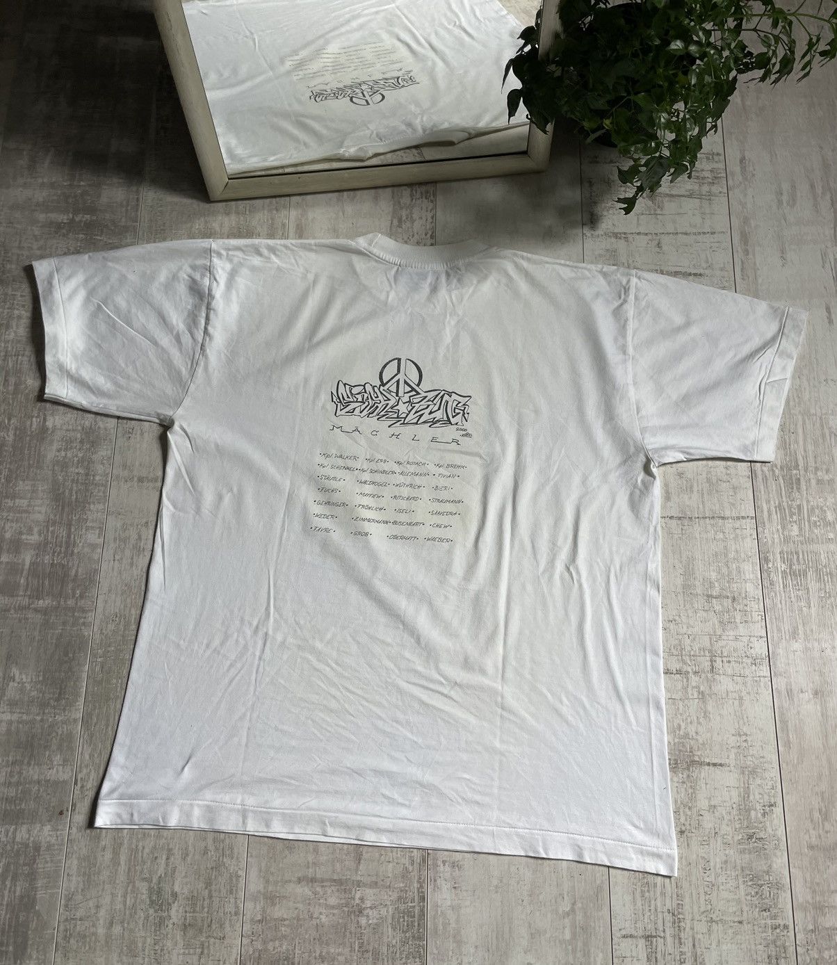 Vintage Vintage Machler 00’s Graffiti Art Germany T-Shirt RARE Size US L / EU 52-54 / 3 - 3 Thumbnail
