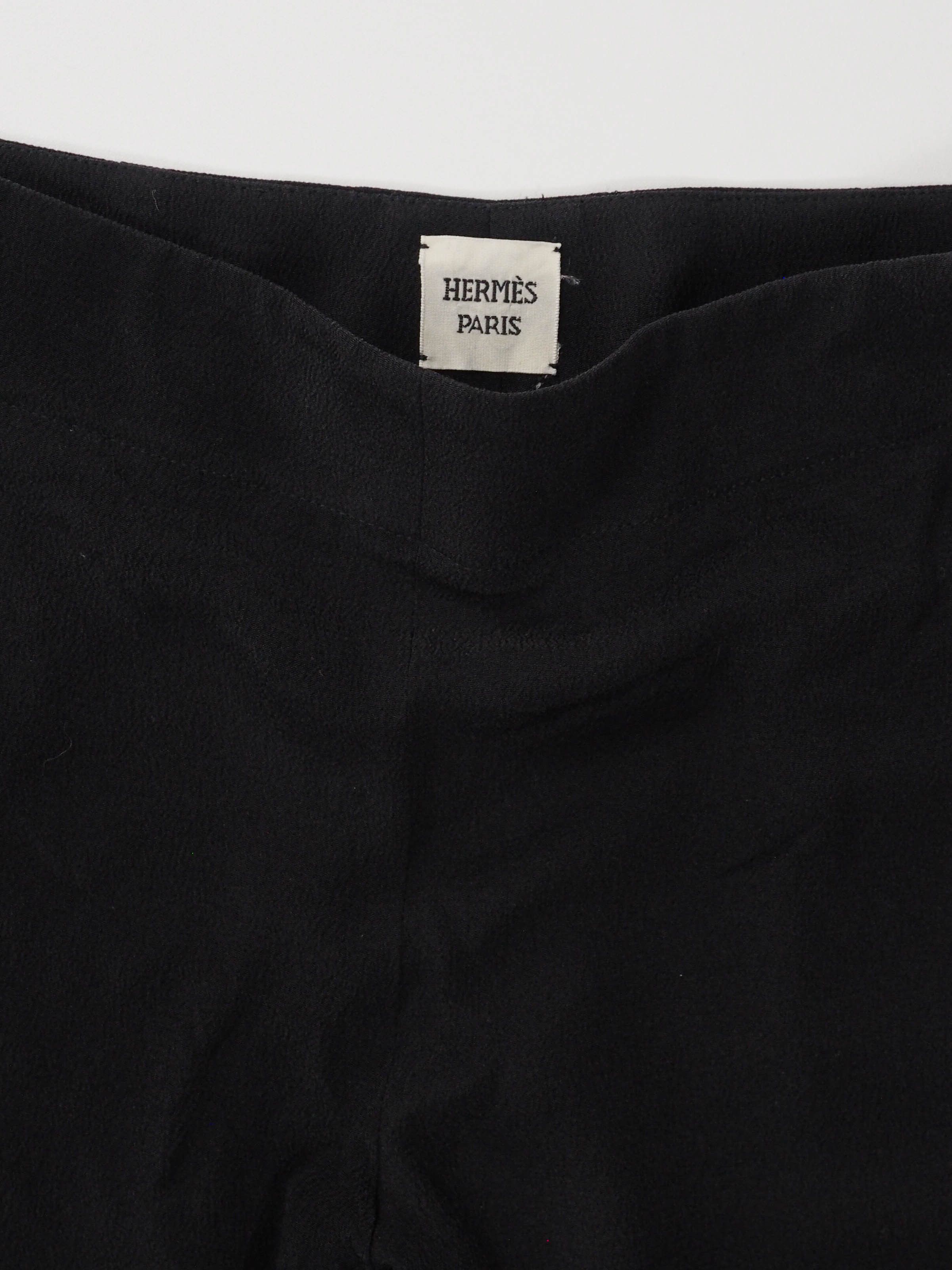 Hermes Hermès Side Stripe Wide Trousers Size 27" / US 4 / IT 40 - 10 Thumbnail