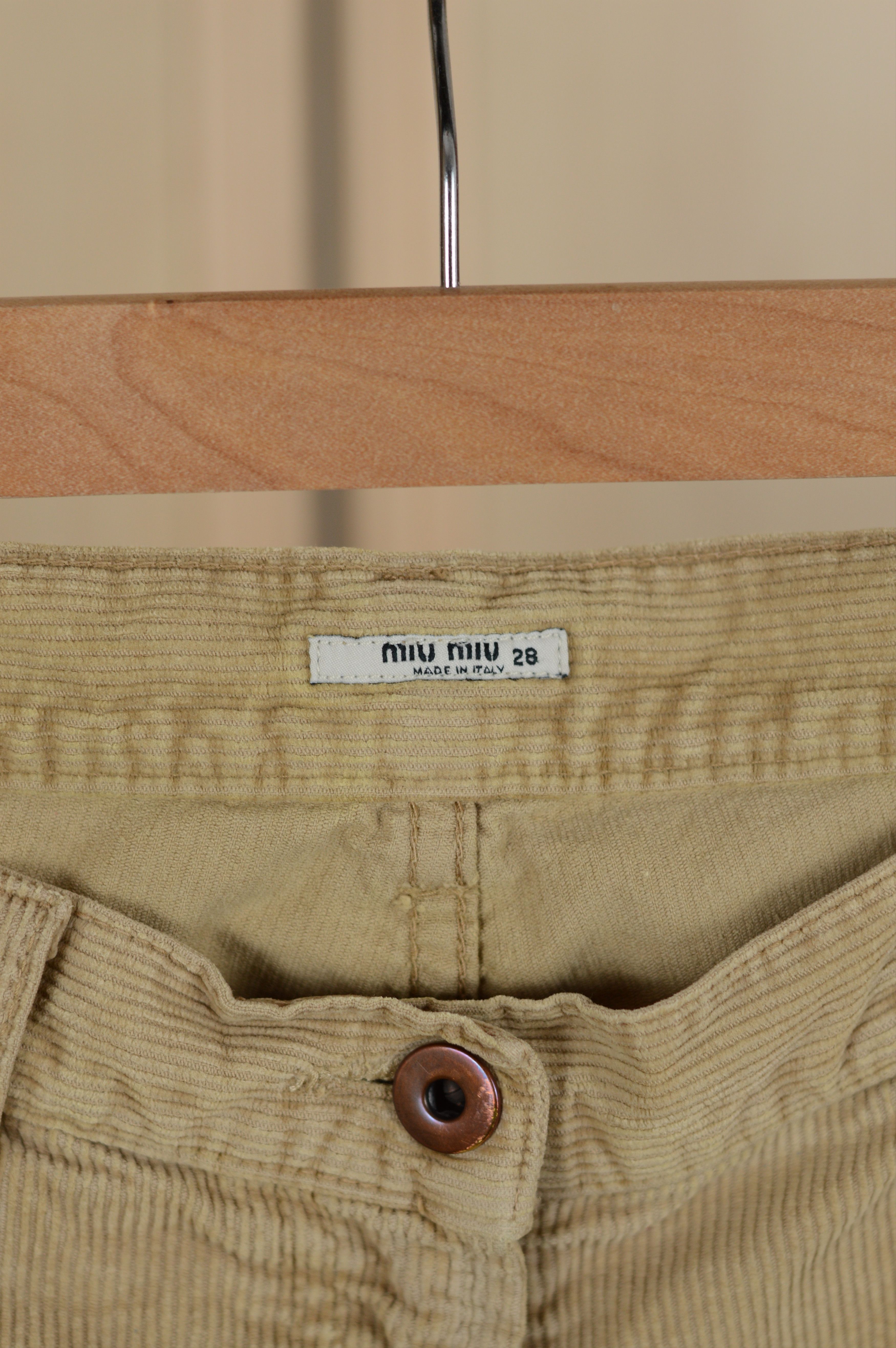 Miu Miu Miu Miu Cordurouy trousers pant Size 30" / US 8 / IT 44 - 4 Thumbnail