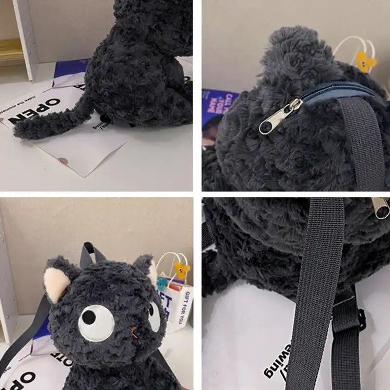 Japanese Brand New Kawaii Black Cat Doll Backpack Size ONE SIZE - 6 Thumbnail