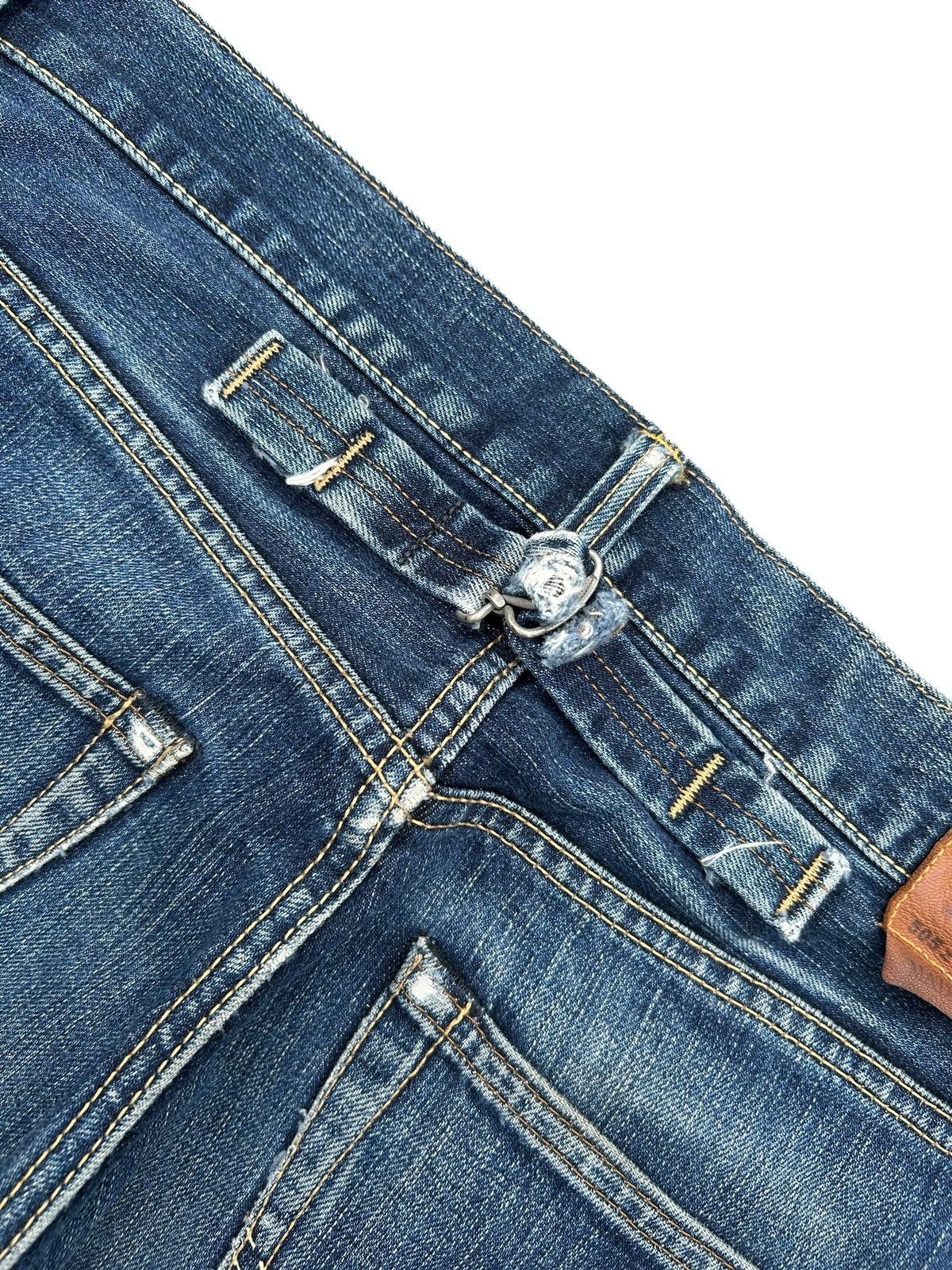 Kapital VINTAGE EDWIN 505Z SELVEDGE BUCKLE BACK DENIM JEANS Size US 32 / EU 48 - 7 Thumbnail