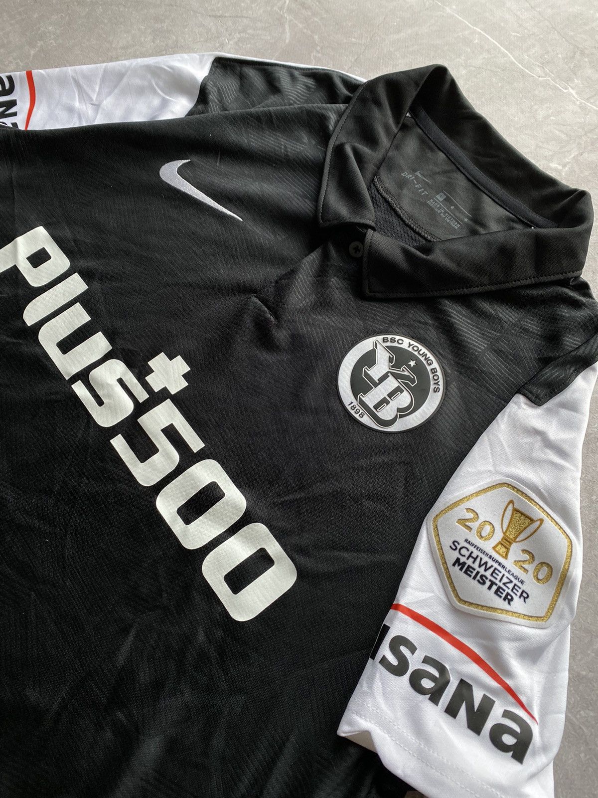 Nike Nike BSC Young Boys 2020-21 Schweizer Meister Soccer Jersey Size US L / EU 52-54 / 3 - 4 Thumbnail