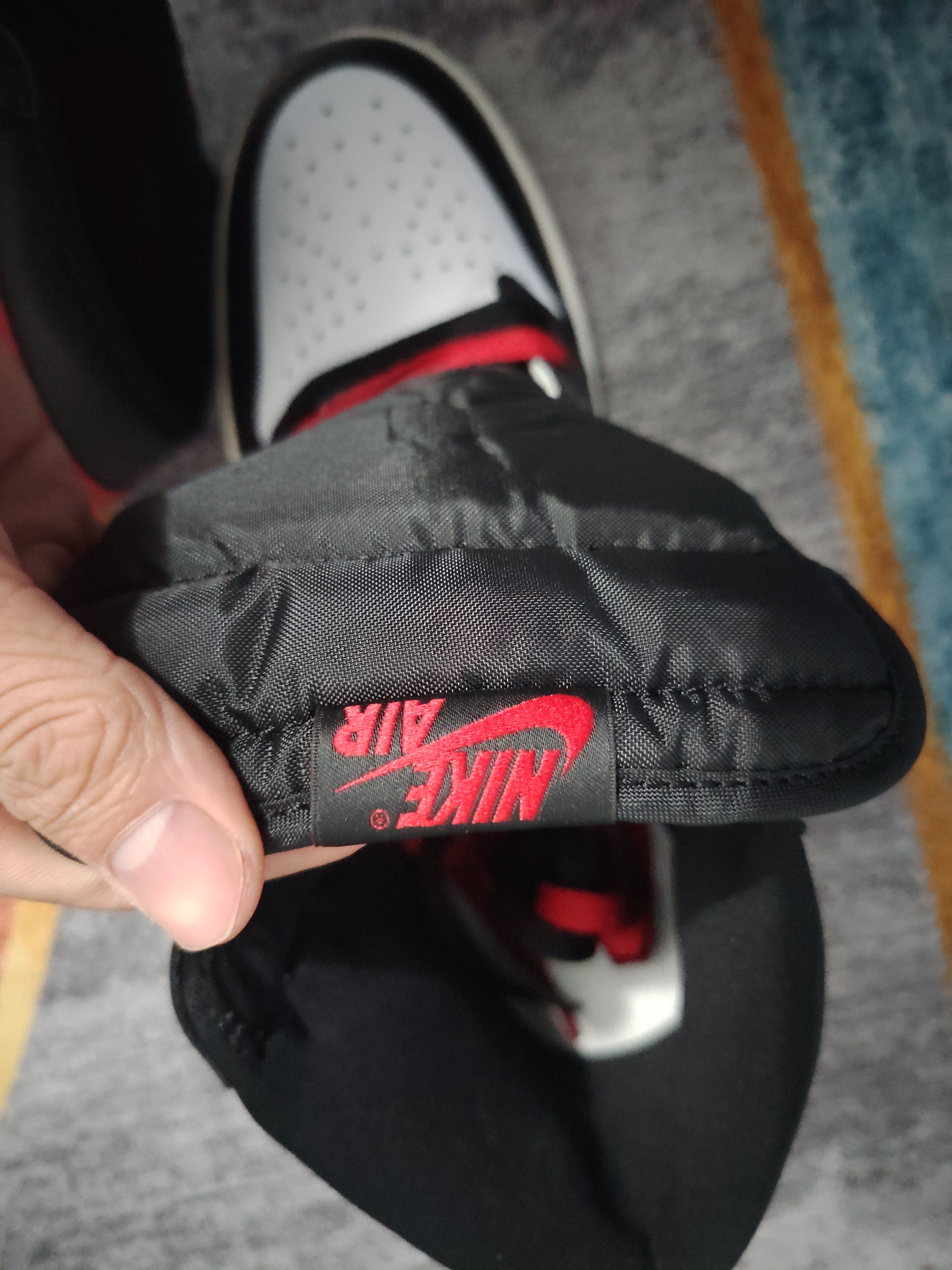 Jordan Brand × Nike JORDAN 1 RETRO HIGH OG BLACK TOE REIMAGINED Size US 10 / EU 43 - 3 Thumbnail