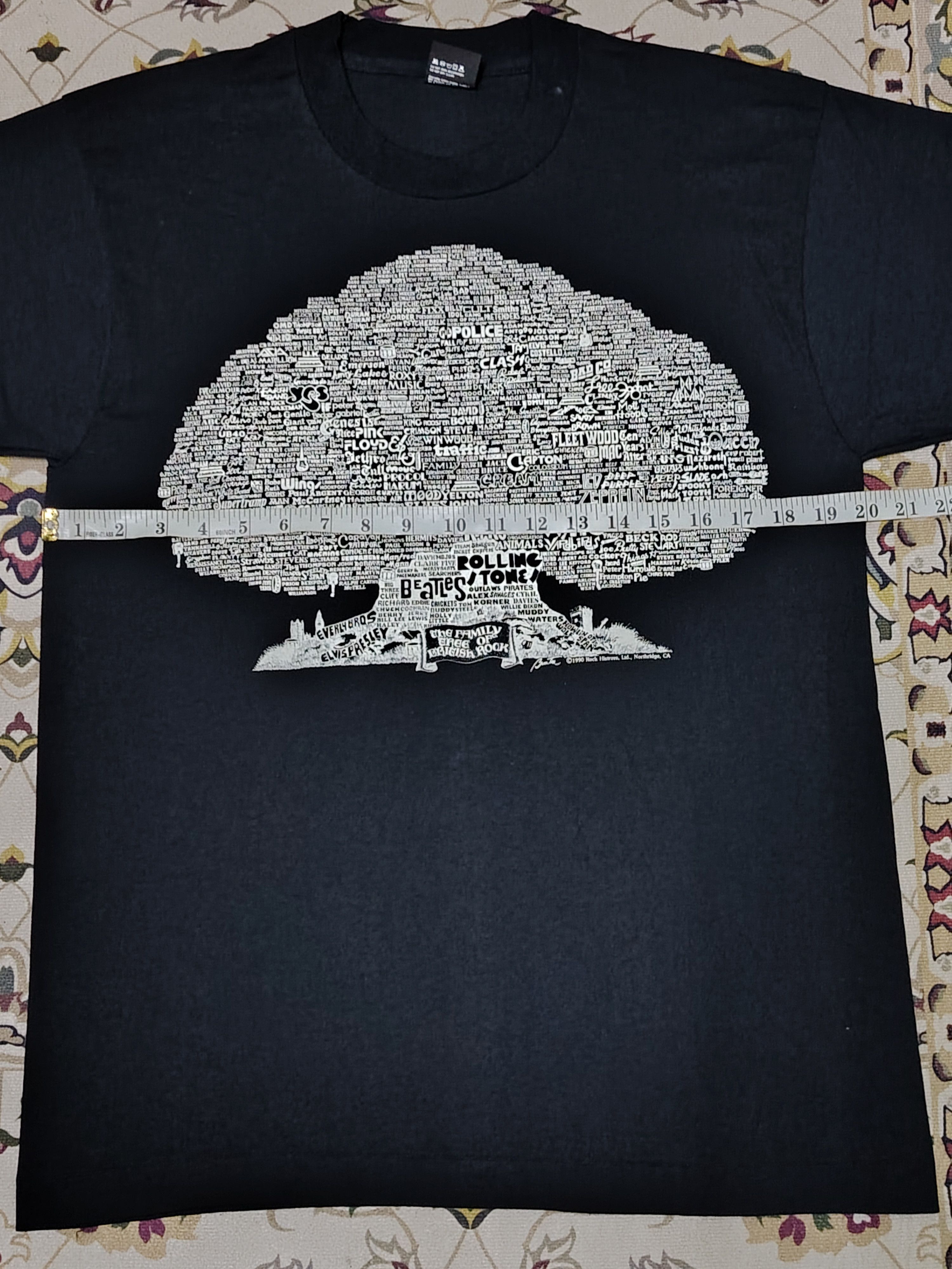 Band Tees Vintage 1990 The Family Tree of British Rock Band Tshirt Size US L / EU 52-54 / 3 - 4 Thumbnail