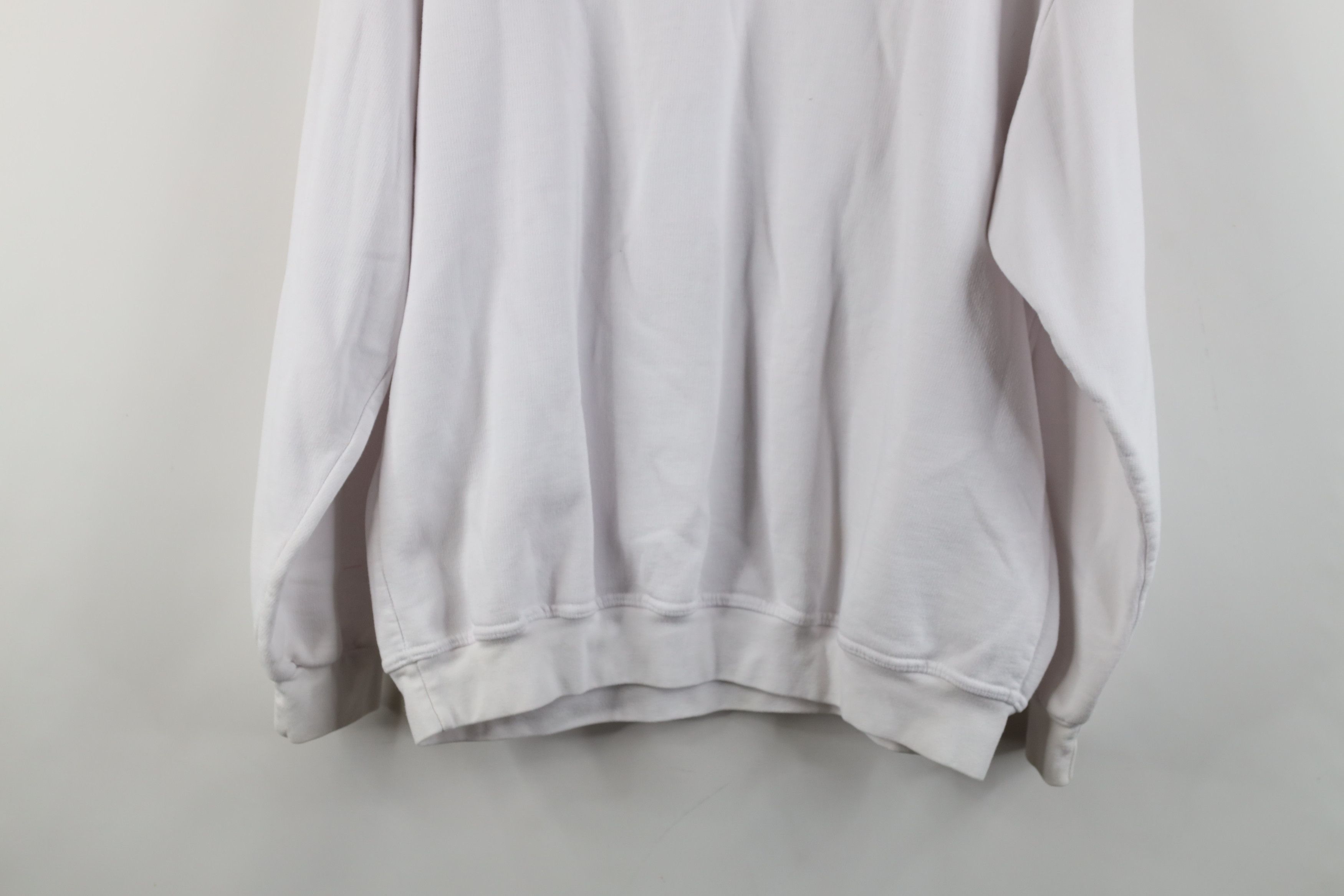 Vintage Vintage 90s Streetwear Cabin Flower Nature Sweatshirt White Size L / US 10 / IT 46 - 14 Thumbnail