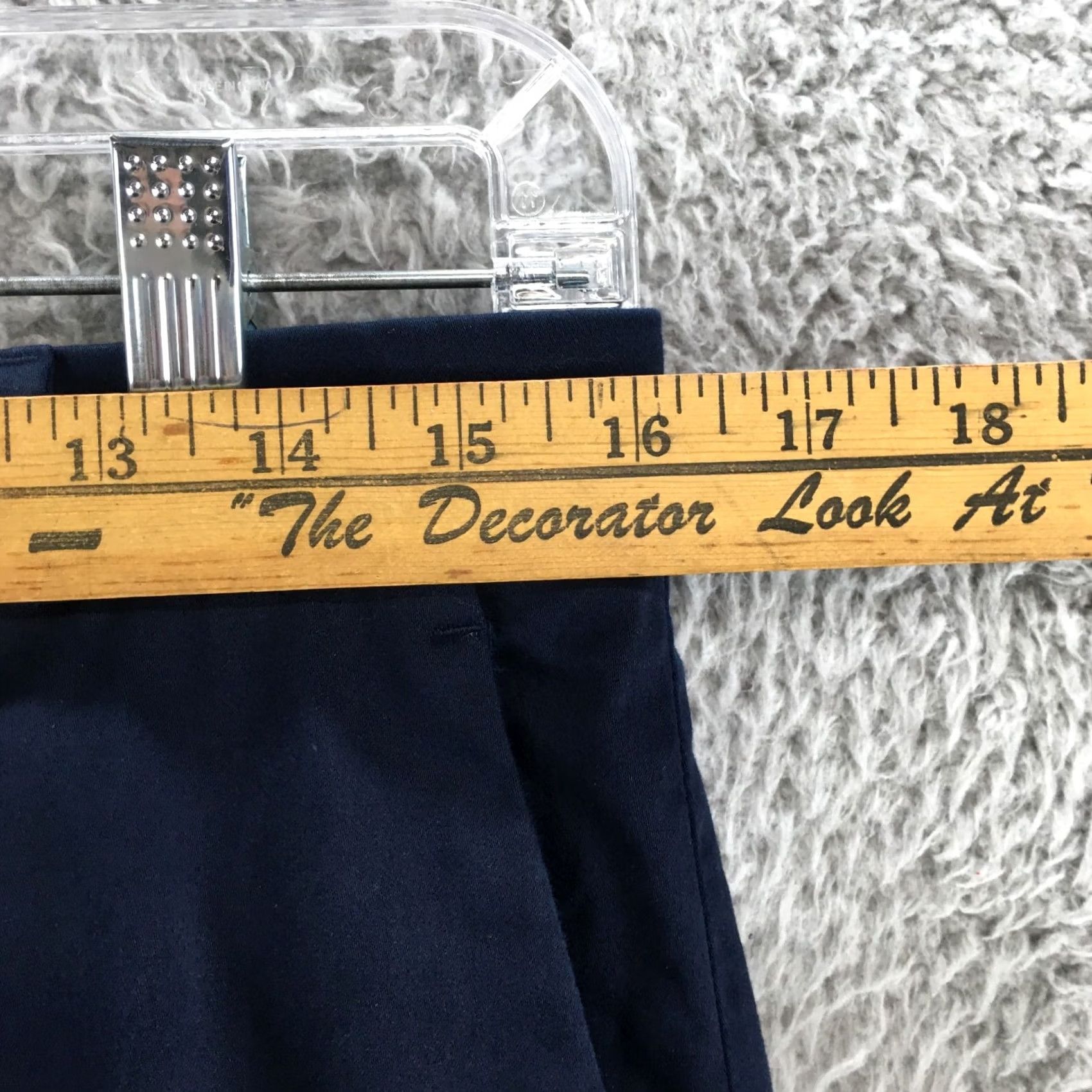 Banana Republic Banana Republic The Avalon Pants Womens 6 Blue Cotton Blend Mid Rise Zip Fly Chino Flat Front Regular Straight Pants Mens Womens Girls Boys Size 28" / US 6 / IT 42 - 5 Thumbnail
