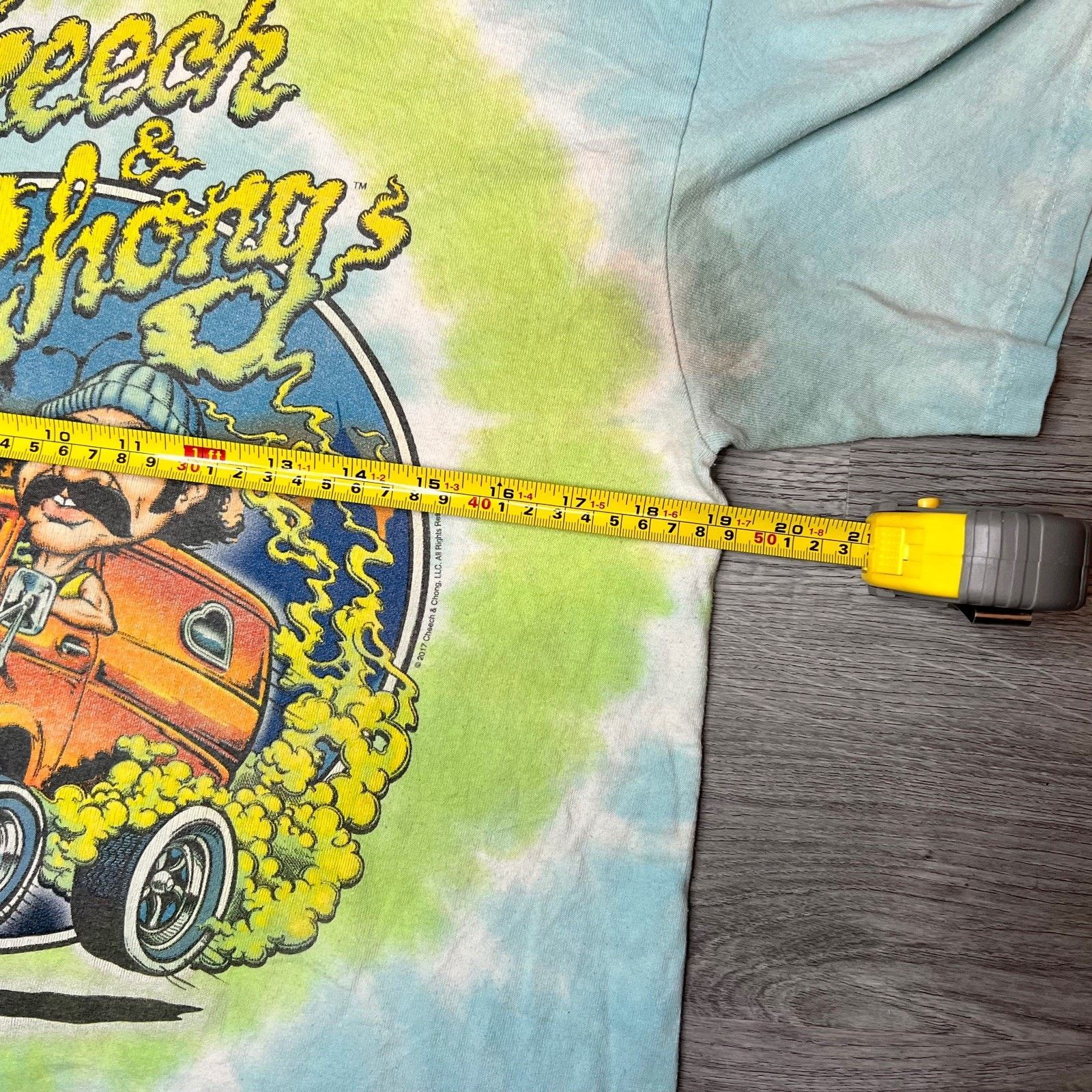 Liquid Blue LIQUID BLUE CHEECH & CHONGS SMOKIN RIDE TIE-DYE S/S T-SHIRT Size US L / EU 52-54 / 3 - 2 Thumbnail