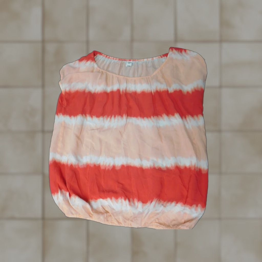 Old Navy Old Navy Womens Blouse S Pink Striped Pullover Crew Neck Dolman Sleeve Regular Fit casual Size S / US 4 / IT 40 - 1 Thumbnail
