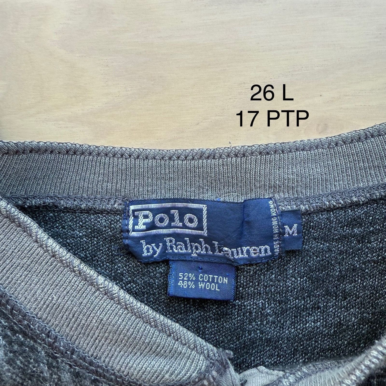 Polo Ralph Lauren Vintage Polo Ralph Lauren Henley Shirt M Wool Cotton Plaid Size US M / EU 48-50 / 2 - 5 Thumbnail