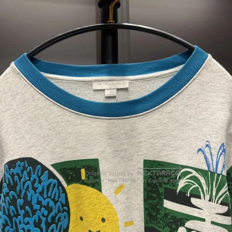 Burberry Burberry Colorful Cotton Women's Sweatshirt. Size L / US 10 / IT 46 - 4 Thumbnail