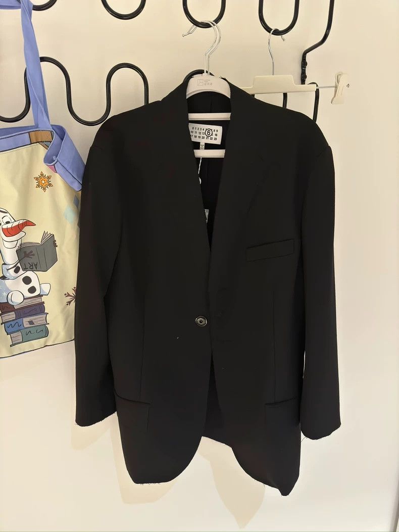 Black Oversized Suit Jacket Size 38