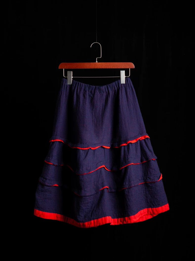 Comme des Garcons Comme des Garcons size S Felt dress cake skirt Size 23" - 2 Thumbnail