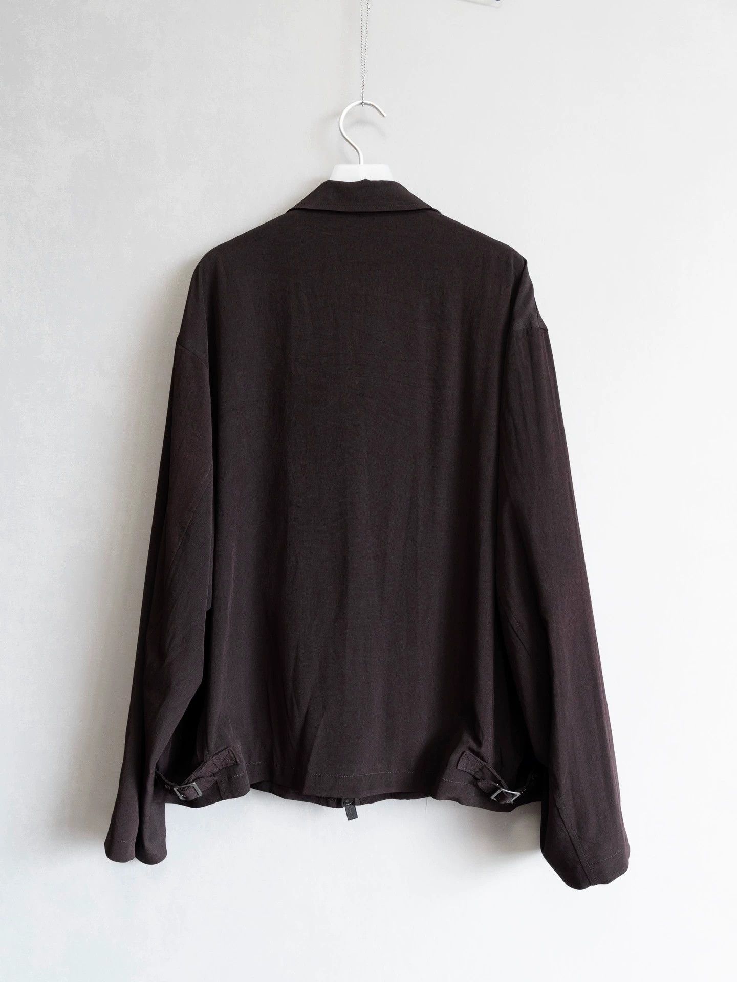 Yohji Yamamoto Yohji Yamamoto 25SS Dahlia Triacetate Zip Jacket Size US L / EU 52-54 / 3 - 7 Thumbnail