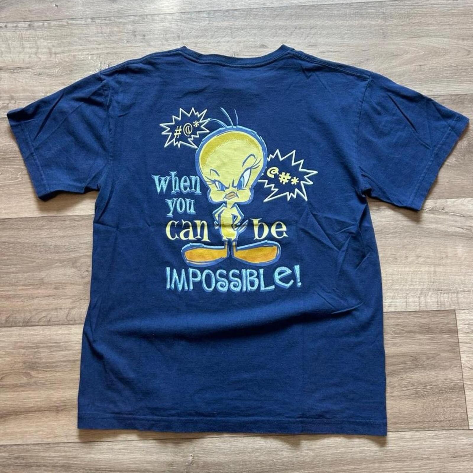 Other 90’s Looney Tunes Tweety Bird front and back size L Size US L / EU 52-54 / 3 - 2 Thumbnail