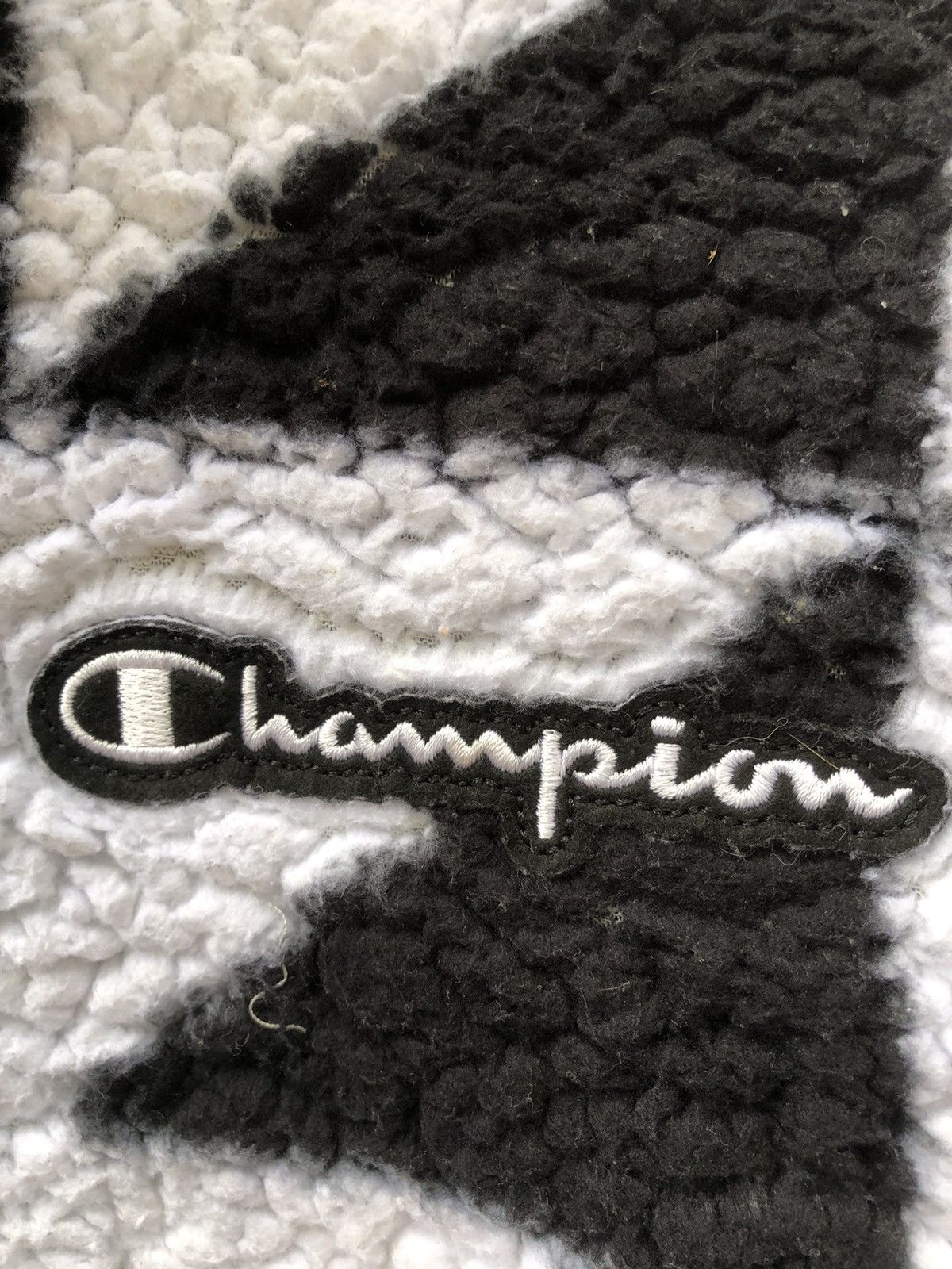 Japanese Brand × Vintage Vintage Champion Sherpa Quater Zip Fleece Sweatshirt Size US L / EU 52-54 / 3 - 11 Thumbnail