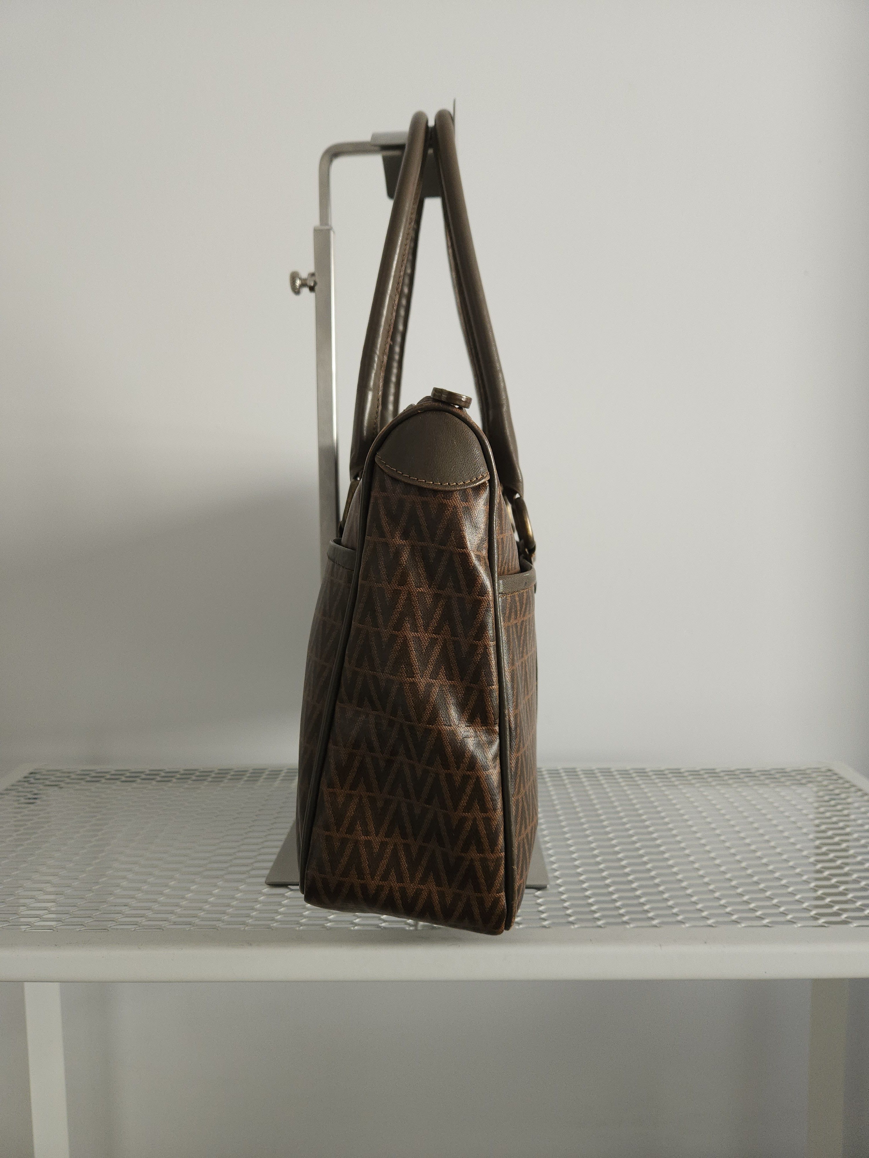 Mario Valentino × Vintage Vintage 80s Mario valentino monogram handbag Size ONE SIZE - 3 Thumbnail