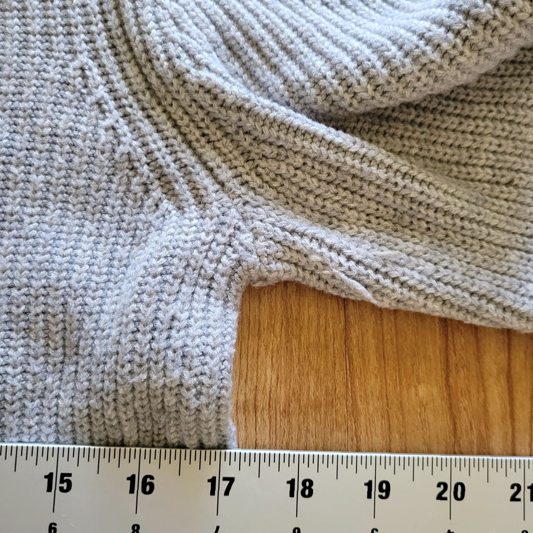 Talbots Talbots Sweater Womens Medium Gray Cable Knit Wool Blend High Neckline Pullover Long Sleeve Knit Pattern Solid Vintage No Size M / US 6-8 / IT 42-44 - 5 Thumbnail