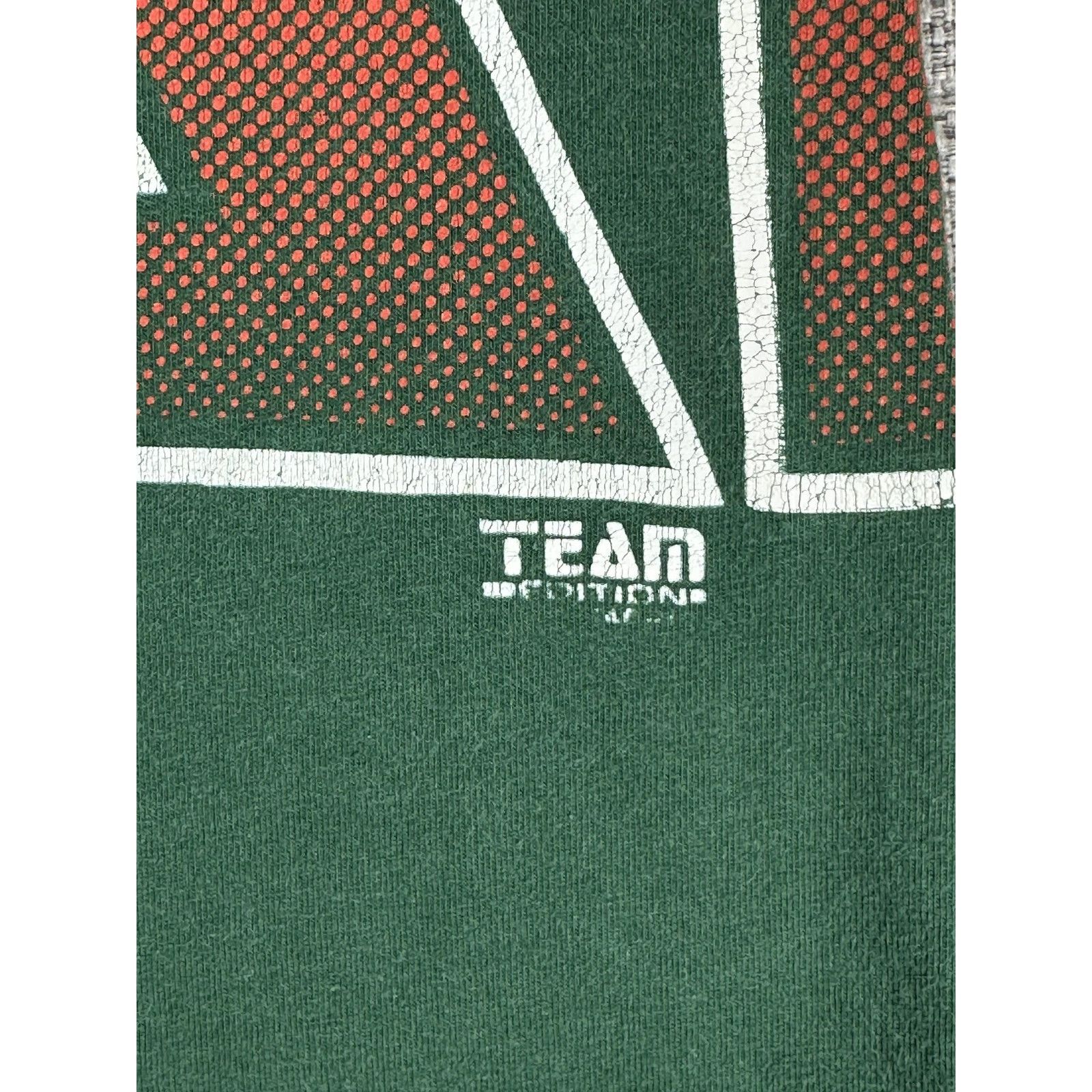 Other Miami Hurricanes Shirt Sz Large Wrap Around Team Edition 90s Size US L / EU 52-54 / 3 - 6 Thumbnail