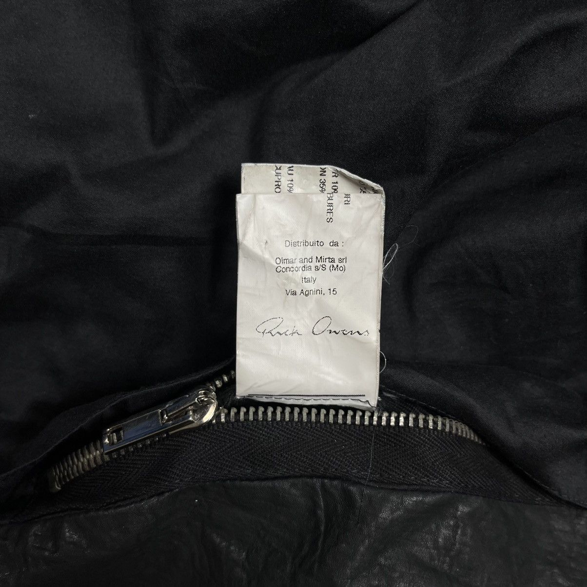 Rick Owens Rick owens high neck leather jacket Size US S / EU 44-46 / 1 - 13 Thumbnail