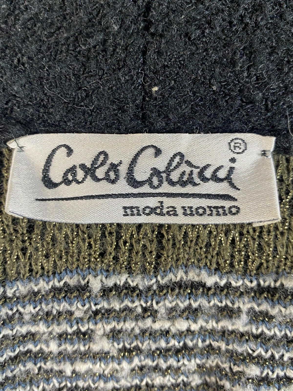 Carlo Colucci Carlo Colucci Animal Geometric Wool Cardigan Sweater Size 50 Size US L / EU 52-54 / 3 - 9 Thumbnail
