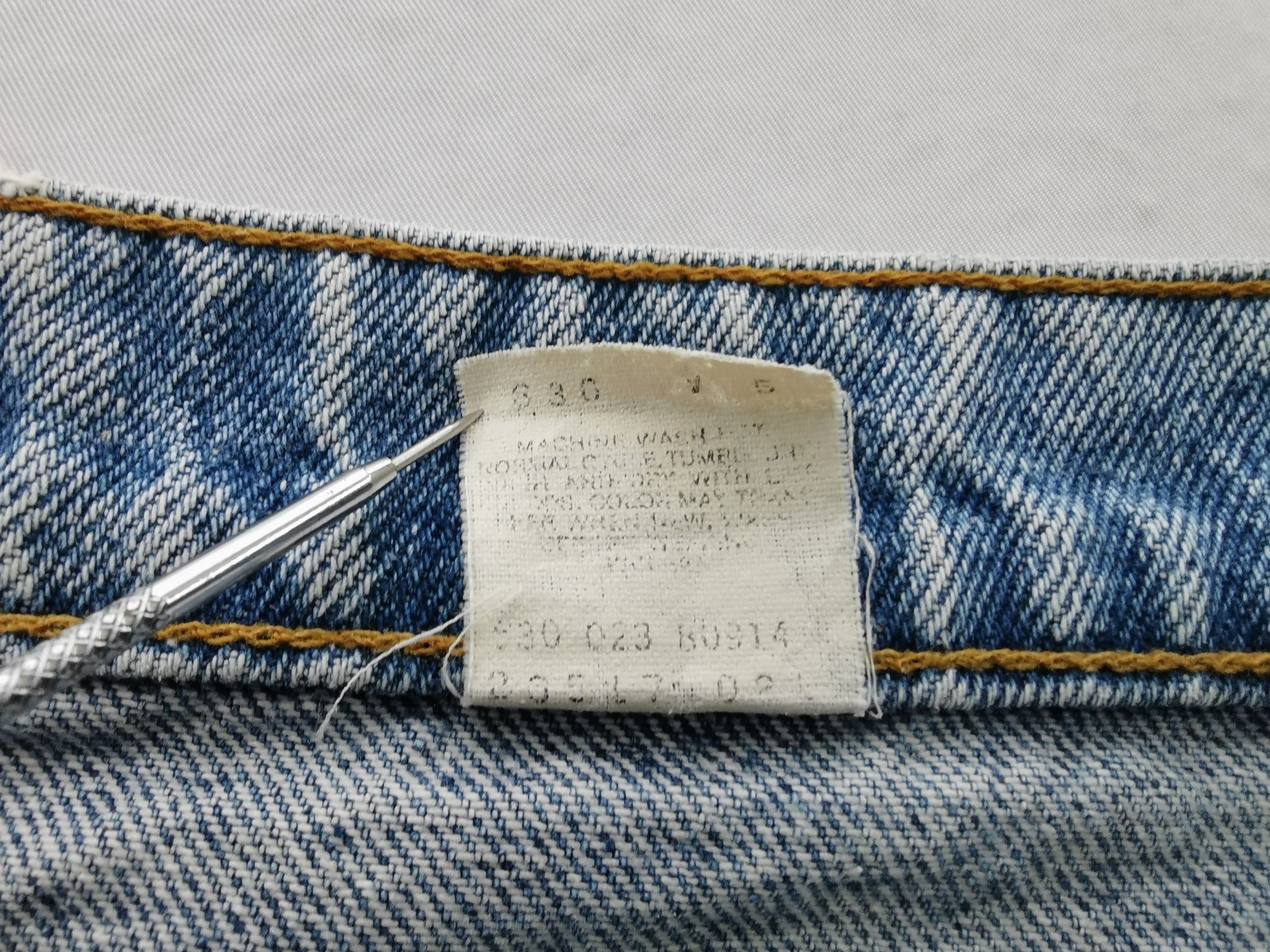 Levi's Vintage 90's Levis Lot 630 Orange Tab Denim Made In USA Size US 32 / EU 48 - 10 Thumbnail