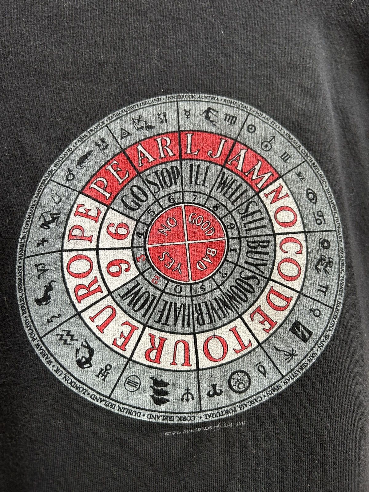 Band Tees Vintage 1996 Pearl Jam No Code European Tour Long Sleeve Tee Size US M / EU 48-50 / 2 - 6 Thumbnail