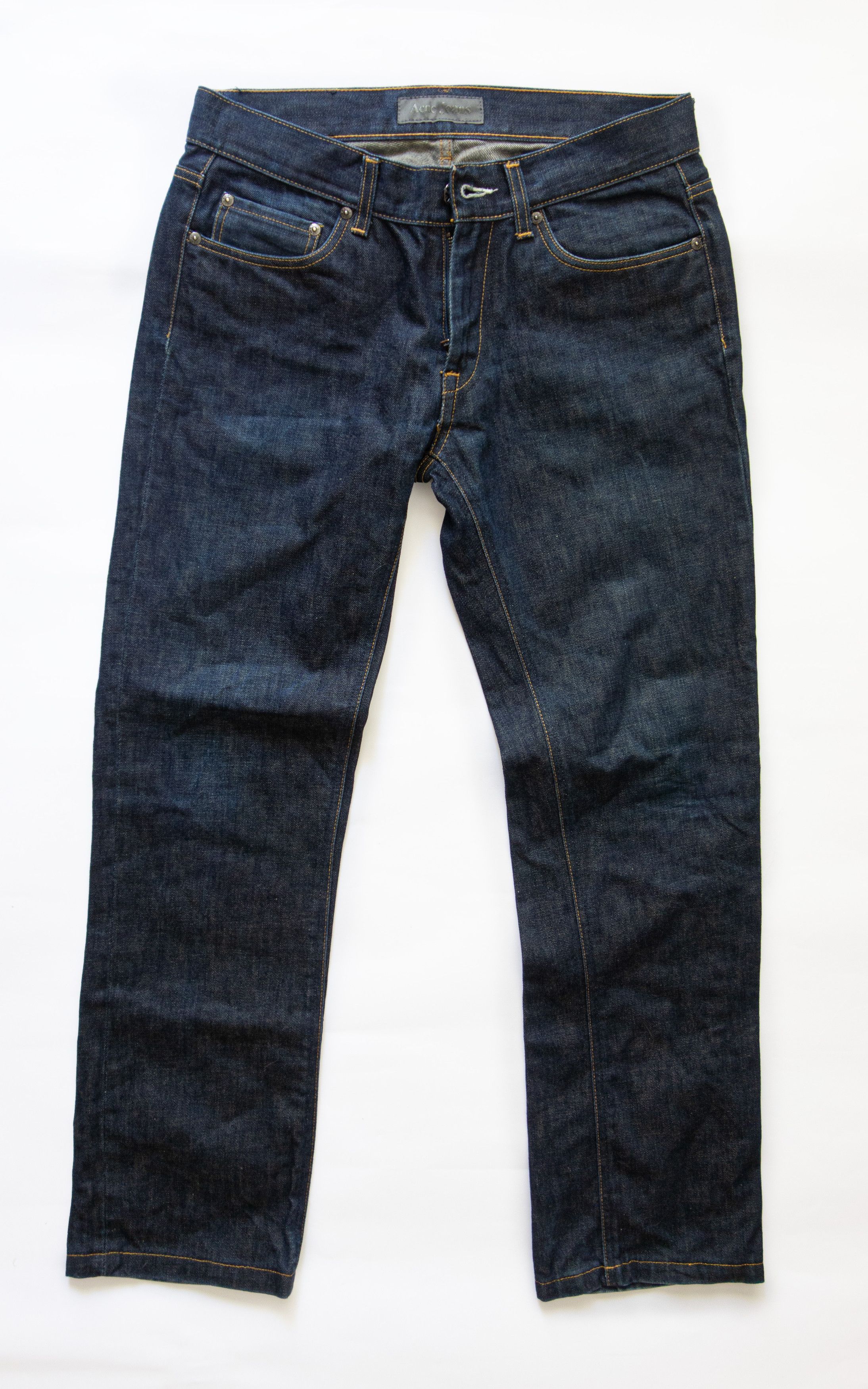 Vintage Y2K Acne Jeans - Dark Raw Denim