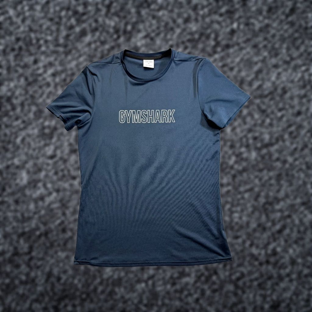 Gymshark Gymshark blue training gym shirt mens M size T-Shirt Activewear Adults M Blue Gymshark Shirt Mens Size US M / EU 48-50 / 2 - 1 Thumbnail