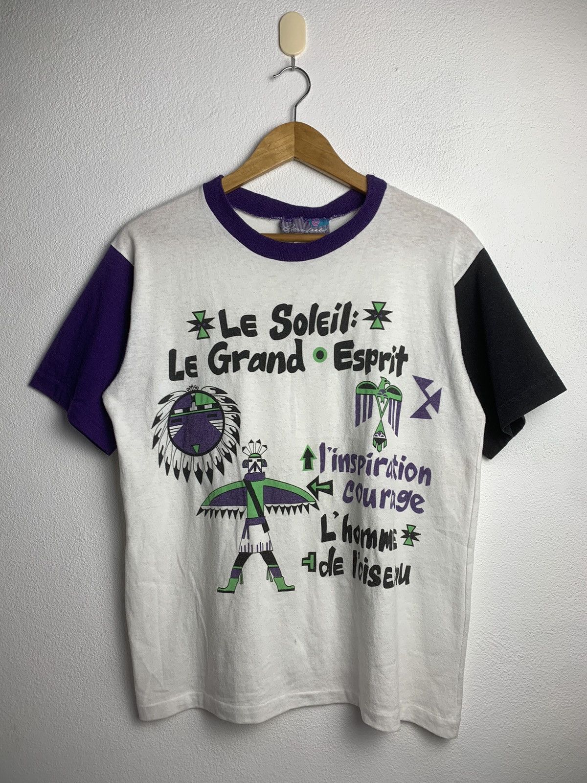 Vintage Rare Vintage Tribe T-Shirt Single Stitch Size US S / EU 44-46 / 1 - 1 Thumbnail