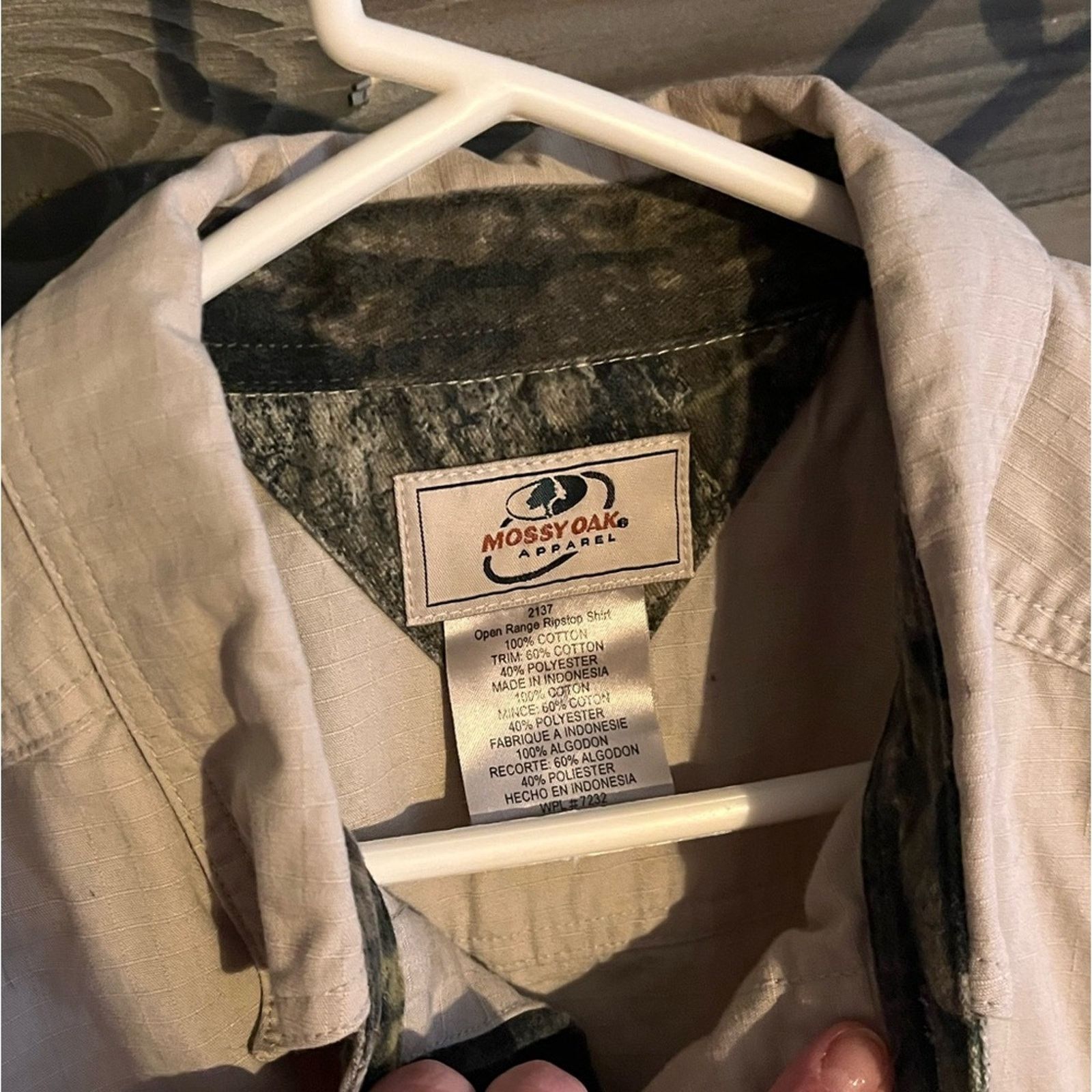 Mossy Oaks Mossy Oak Open Range Ripstop shirt khaki Camo Button Down XL Size US XL / EU 56 / 4 - 2 Thumbnail